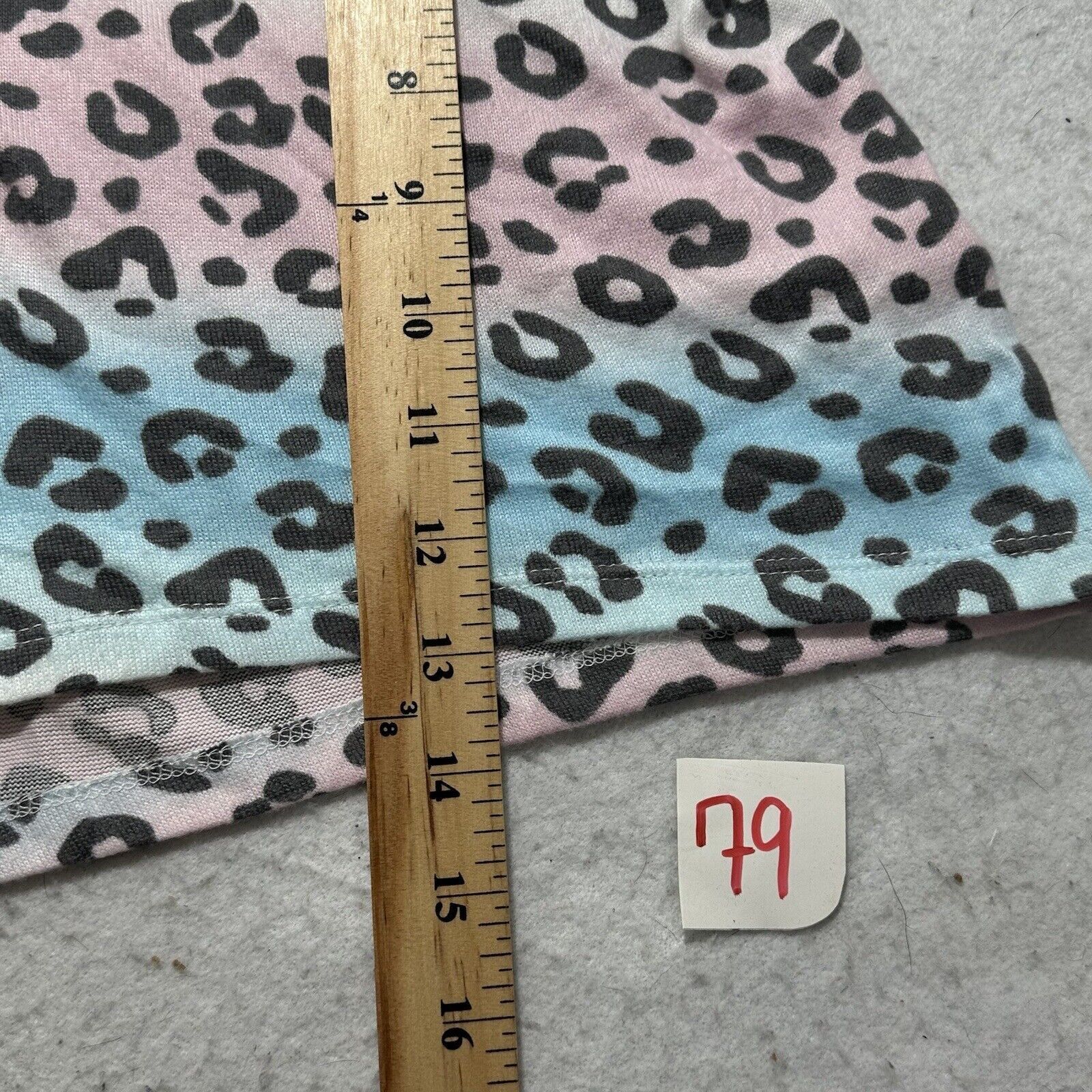 Other KIKIT Large Ombre Leopard Print Pink Sleep Pajama Shorts Size 34" / US 12 / IT 48 - 8 Thumbnail