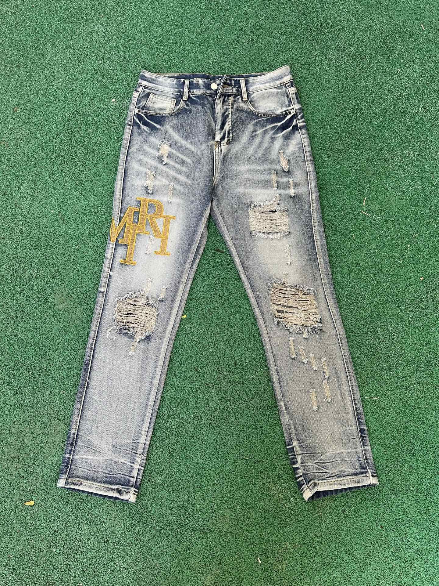 Dolce & Gabbana × Vintage Dolce&Gabbana Low Rise Y2K Dirty Distressed Vintage Jeans Size US 34 / EU 50 - 4 Thumbnail