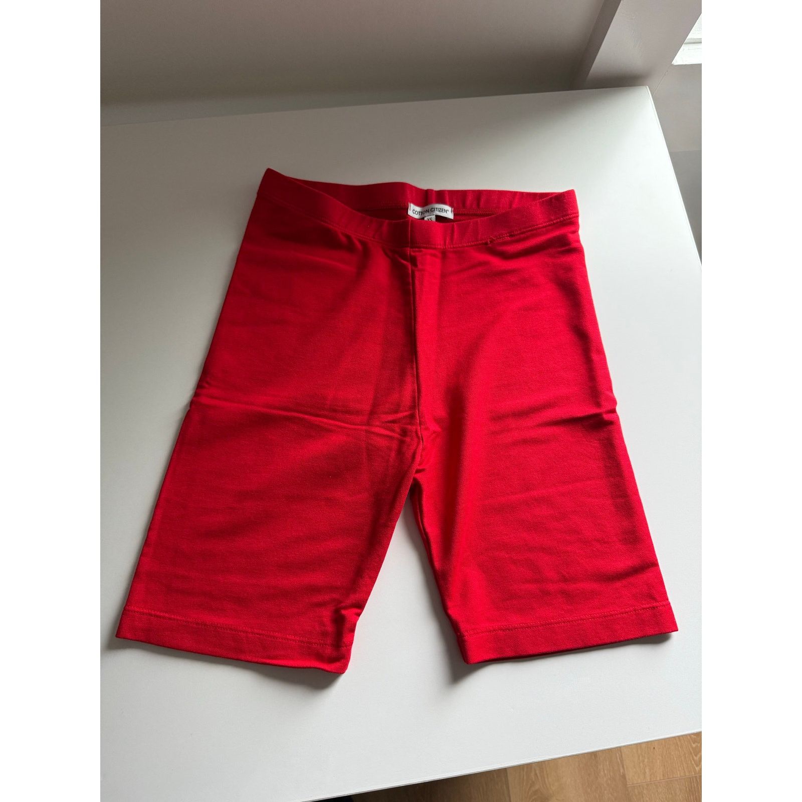 COTTONCITIZEN New Cotton Citizen Siena Bike Short - Red - XS - $90 Size 26" / US 2 / IT 38 - 1 Thumbnail