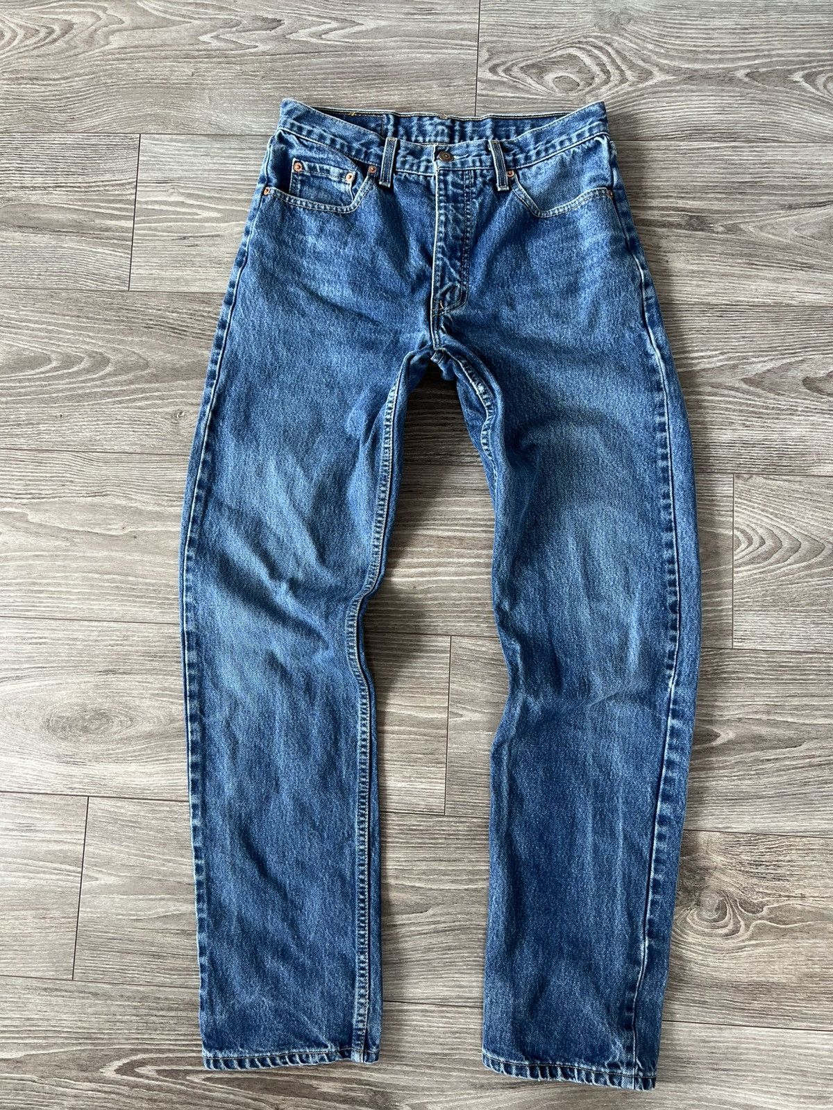 Levi's Vintage Levis Orange Tab Made in USA 90s Blue Denim Jeans Size US 32 / EU 48 - 12 Thumbnail