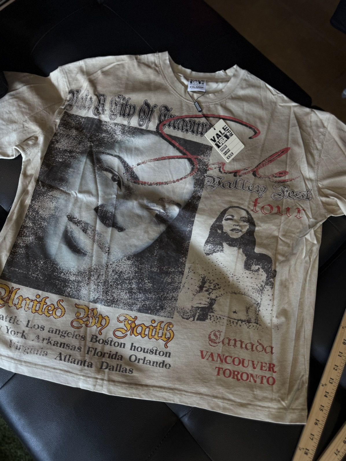 Vale Vale Valley Cream Tee Shirt Size XXL (NEW) Size US XXL / EU 58 / 5 - 4 Thumbnail