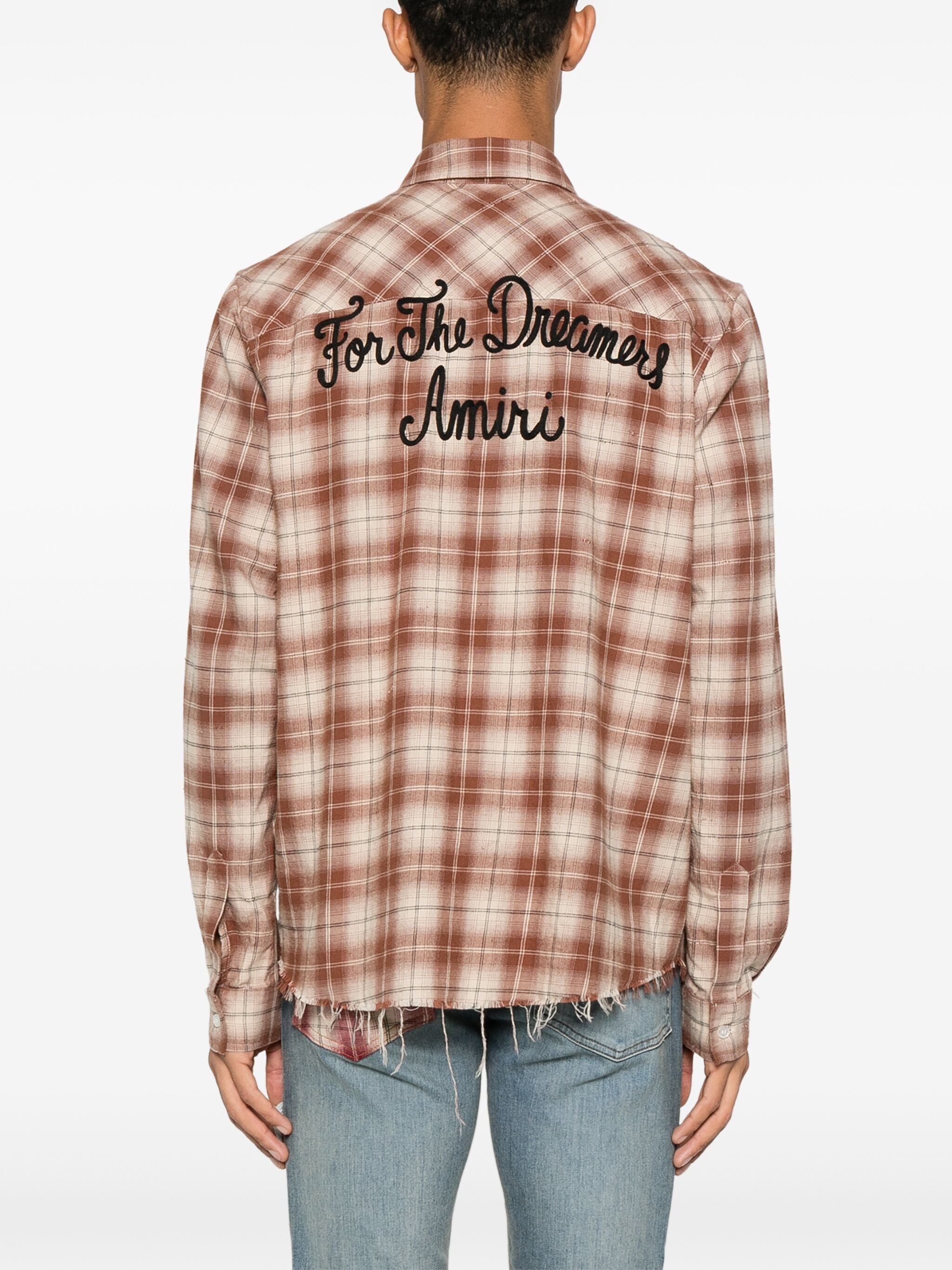 Amiri o1orln1125 Shotgun Flannel Shirt in Multicolor Size US L / EU 52-54 / 3 - 5 Thumbnail