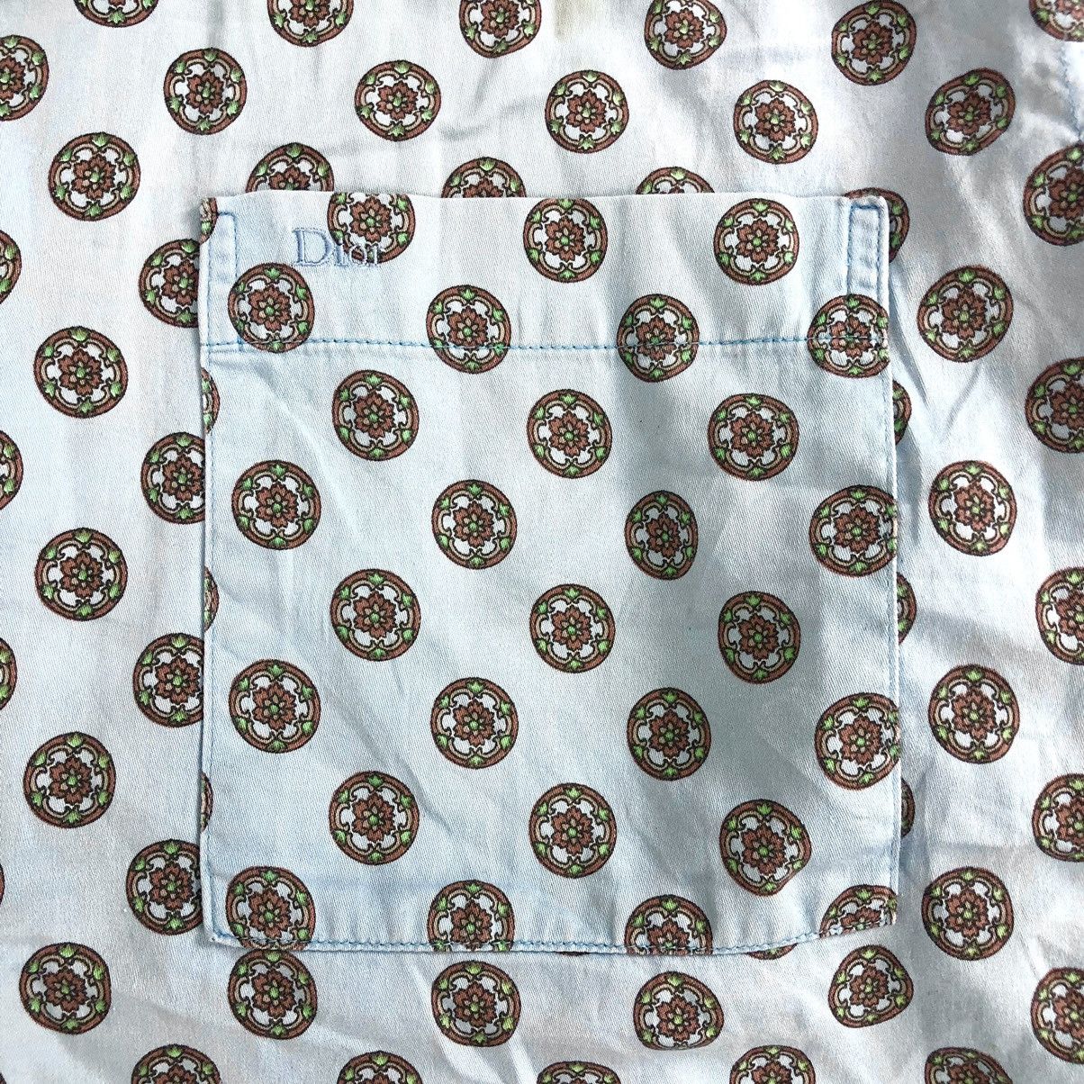 Christian Dior Monsieur × Dior 90s Christian Dior Monsieur Motif Blouse Button Up Size M / US 6-8 / IT 42-44 - 4 Thumbnail