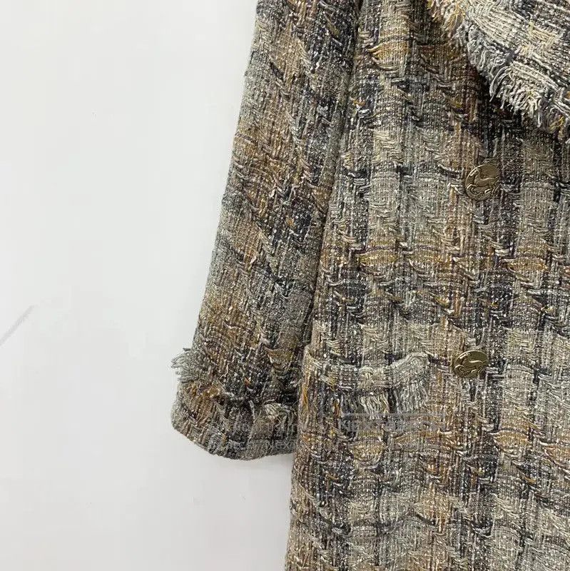 Chanel Chanel Brown Cotton Women's Coat . Size XS / US 0-2 / IT 36-38 - 4 Thumbnail