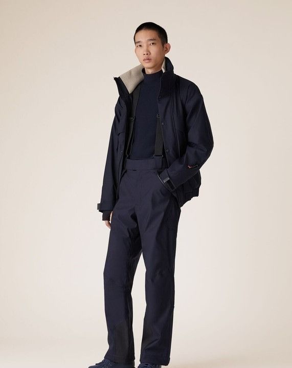 Loro Piana o1w1db10824 Lech Ski Pant in Navy Blue Size US 36 / EU 52 - 2 Thumbnail