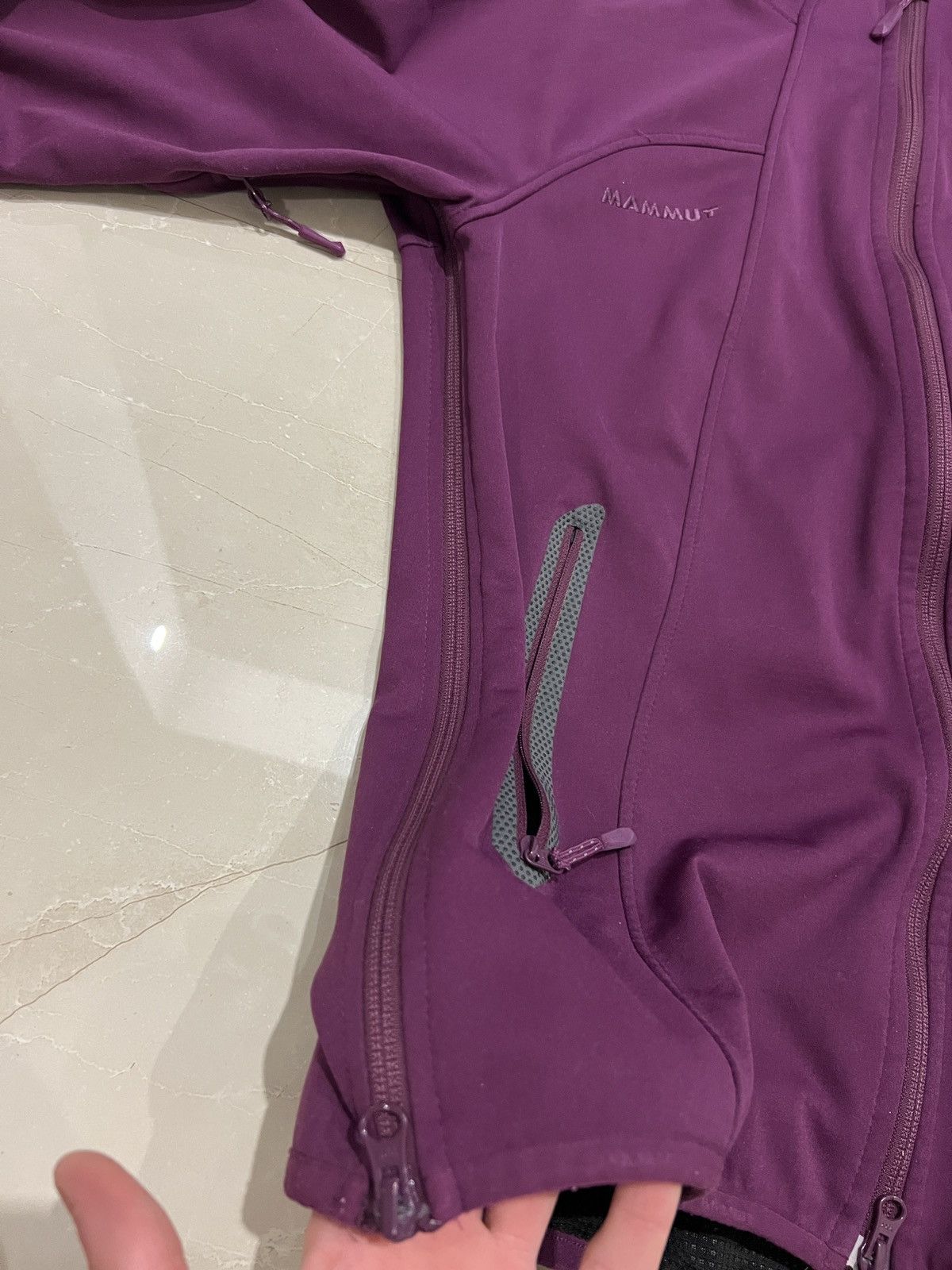 Vintage Vintage mammut women's jacket purple with many zippers Size L / US 10 / IT 46 - 6 Thumbnail