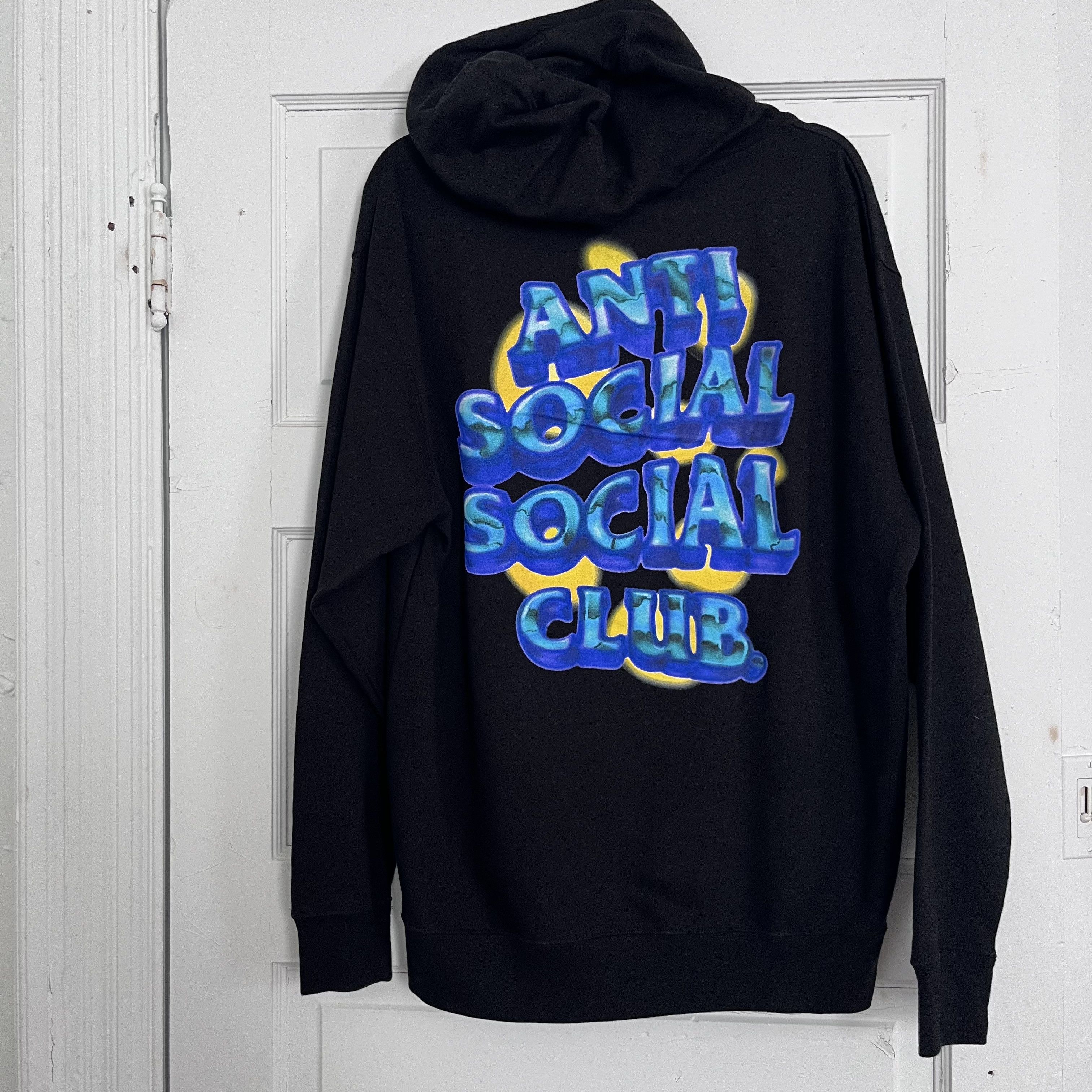 Anti Social Social Club Anti Social Social Club 170 Black Hoodie Size Large  | Grailed