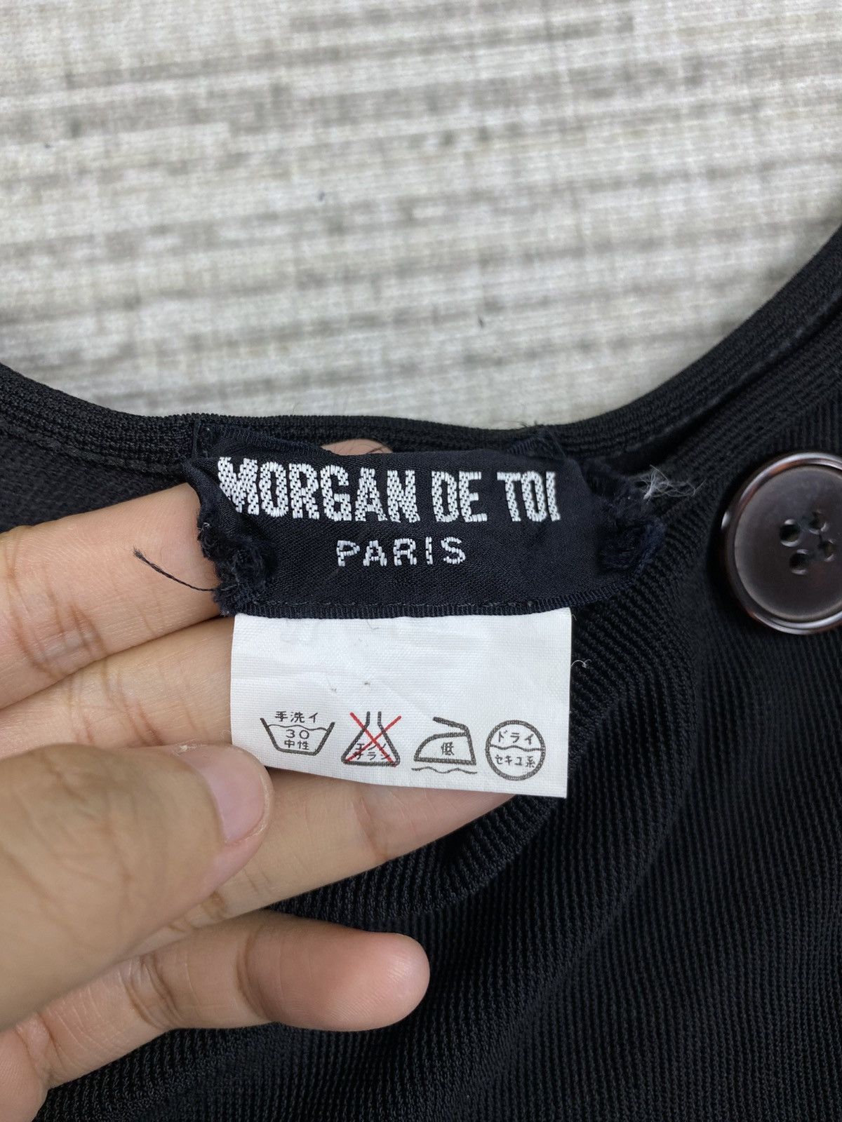 Beauty Beast × Morgan De Toi × Vintage Vintage Morgan De Toi Button Mini Dress Size XS / US 0-2 / IT 36-38 - 5 Thumbnail