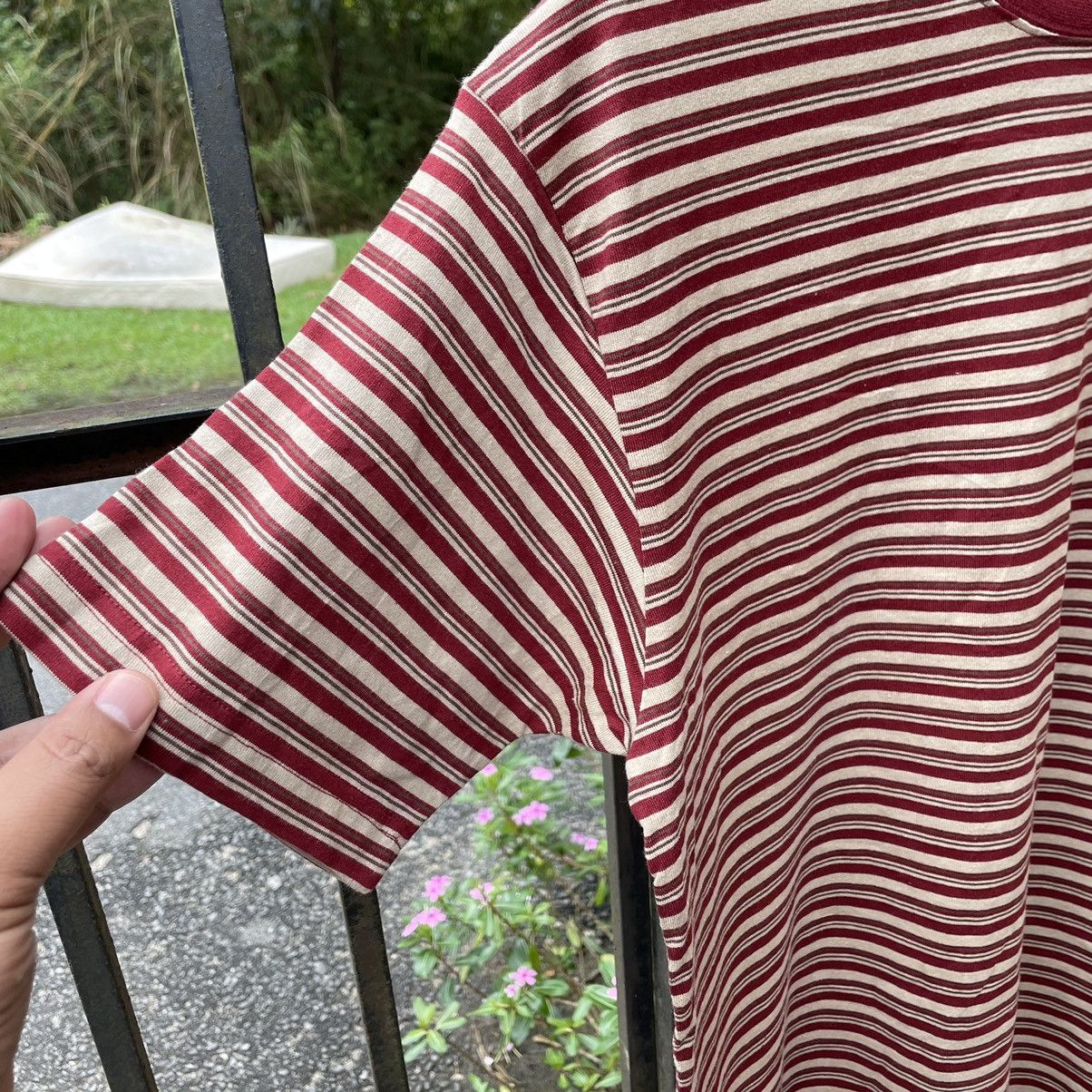 Designer × Vintage × Yohji Yamamoto 🔥🇯🇵NOS Unworm Sacsny Ysaccs By Yohji Yamamoto Striped Tee Size US M / EU 48-50 / 2 - 7 Thumbnail