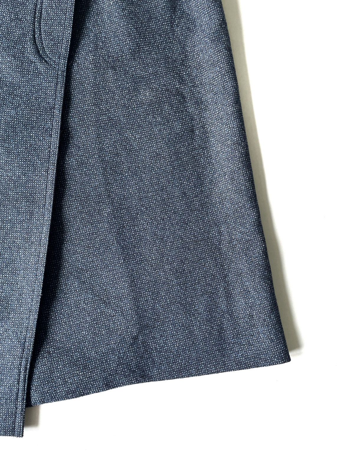 Christian Dior Monsieur × Dior Christian Dior Blue Wool & Cashmere & Silk Skirt Size 38/S-M Size 26" / US 2 / IT 38 - 3 Thumbnail