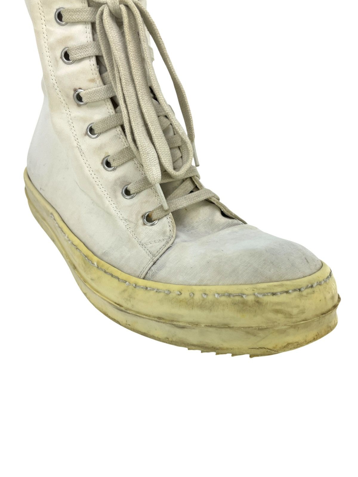 Rick Owens Rick Owens Vegan Drkshdw Ramones Triple White Size US 8 / EU 41 - 16 Thumbnail