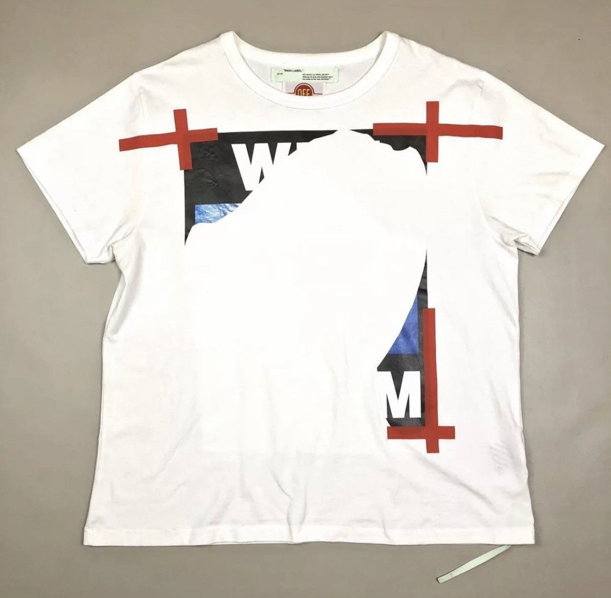 Off-White Wet Dream Tee Off-White Virgil Abloh x Cali Thornhill Dewitt Size US XL / EU 56 / 4 - 2 Thumbnail
