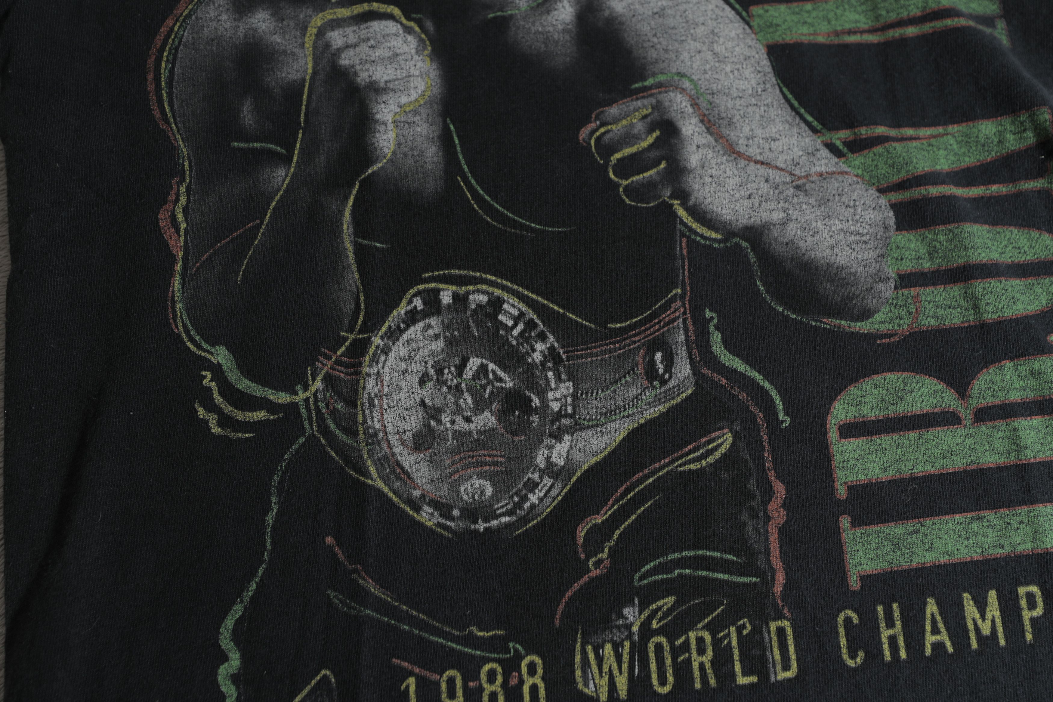 Vintage Iron Mike Tyson 1988 World Champion Shirt (M) Size US M / EU 48-50 / 2 - 6 Thumbnail