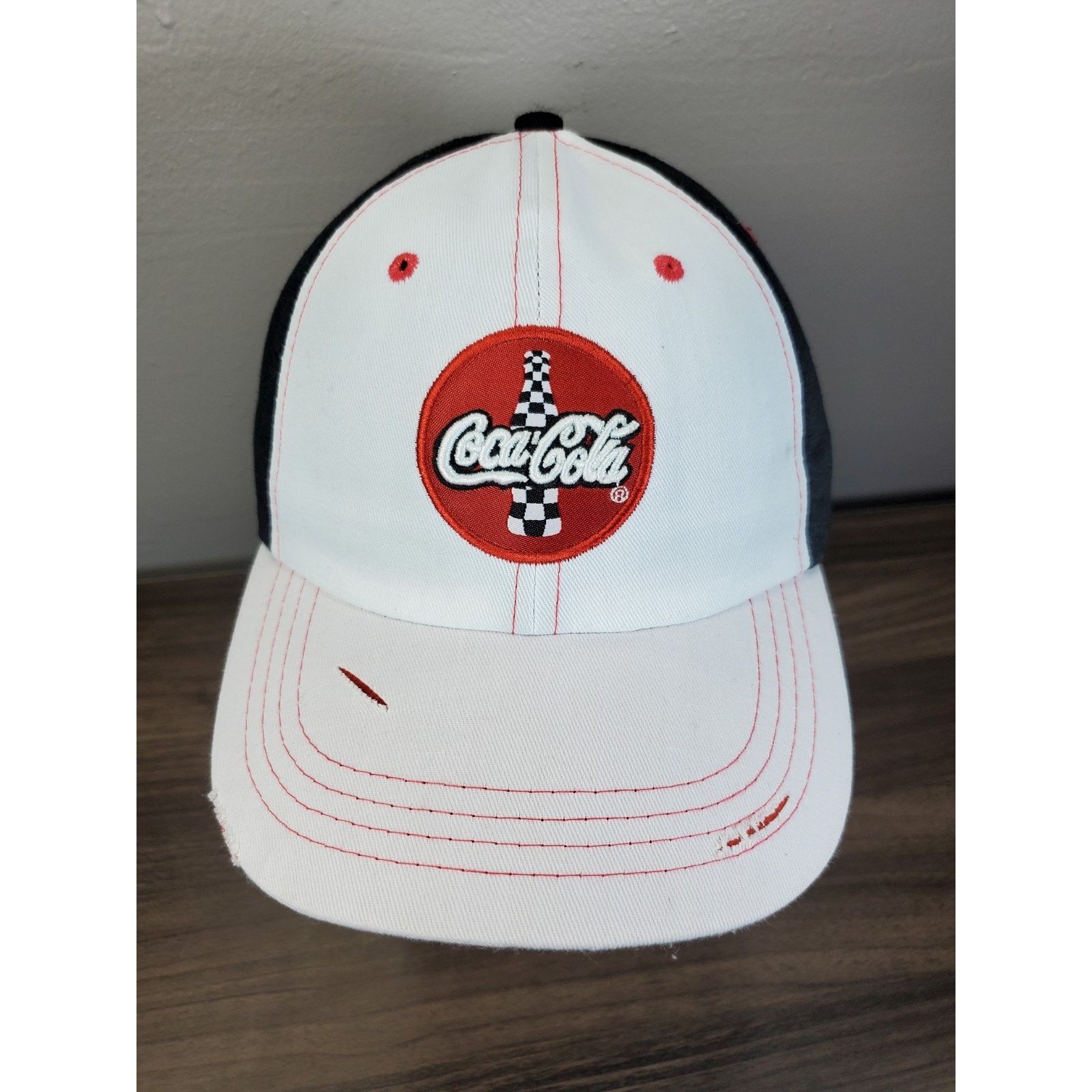 Coca Cola × Vintage Coca-Cola Refresh Recycle Distressed Hat Cap Racing Patch Size ONE SIZE - 2 Thumbnail