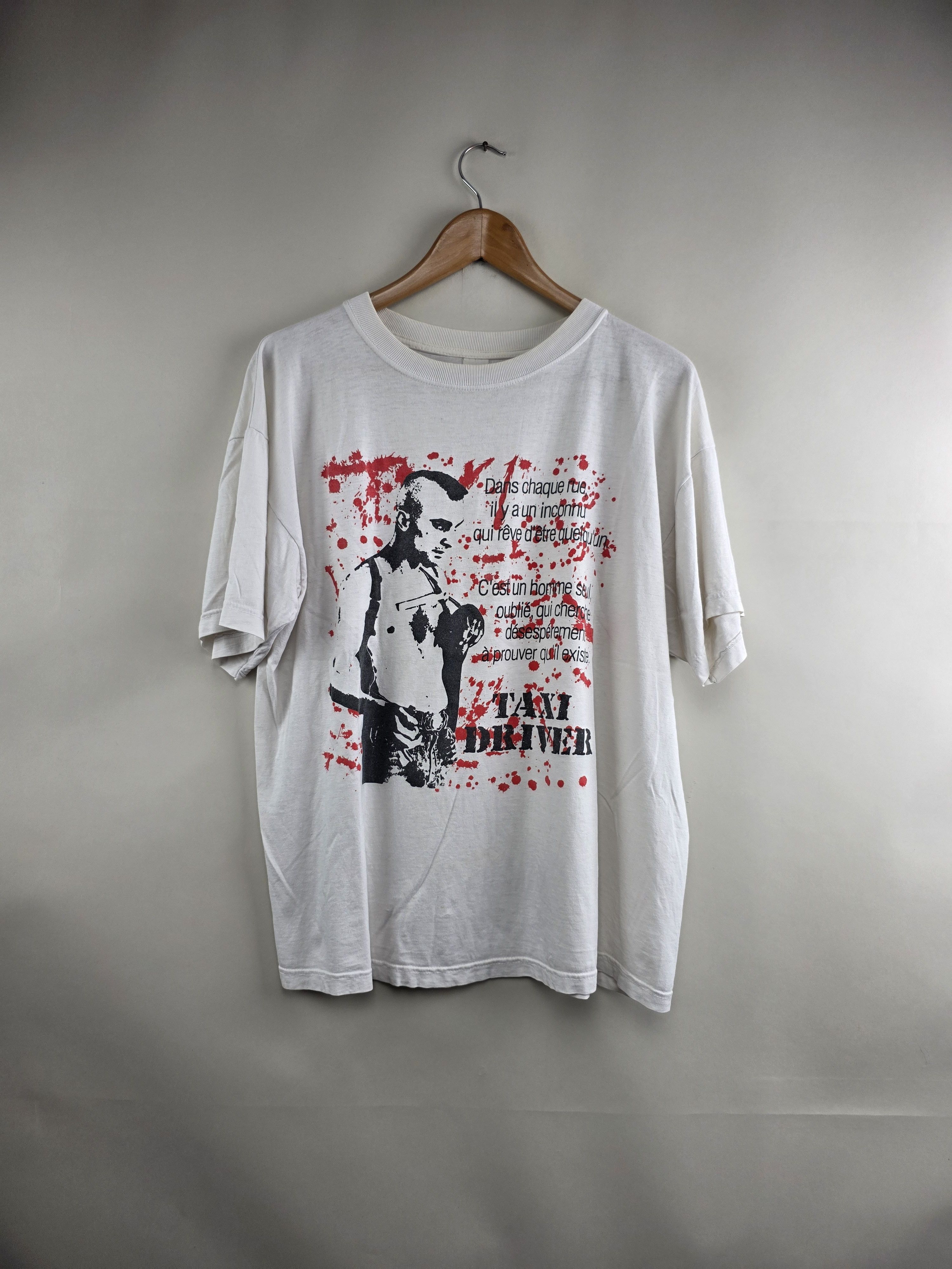 Vintage 90s Taxi Driver Movie tee Vintage T shirt L 22" 26.5" Size US L / EU 52-54 / 3 - 8 Thumbnail