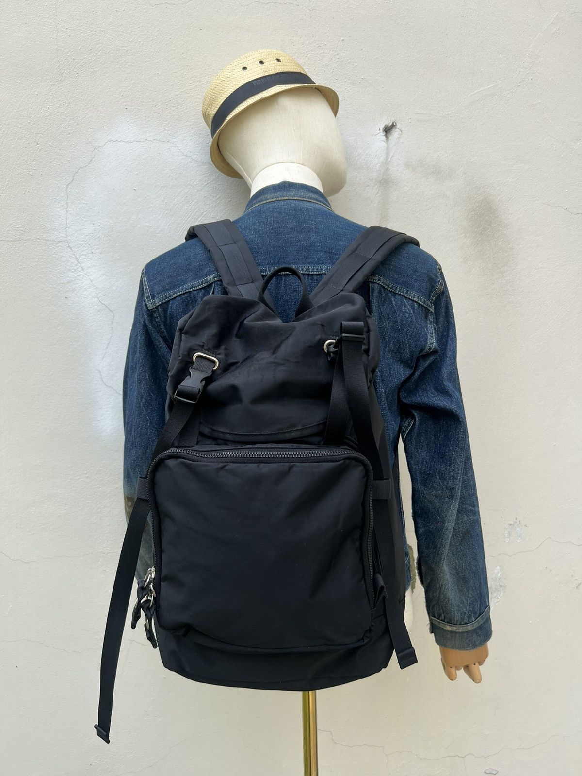 Vintage SAZABY Japan Black Backpack