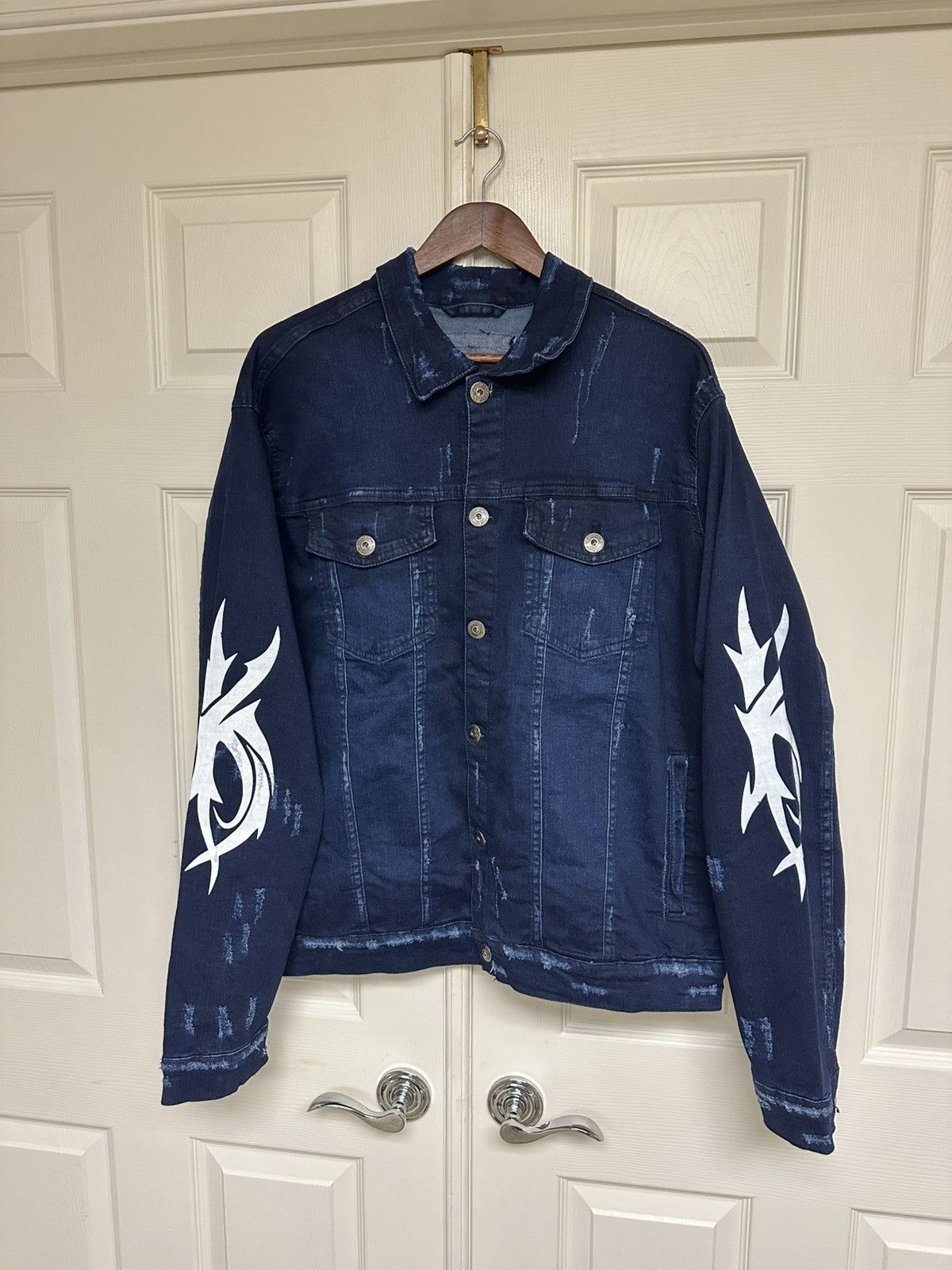 Kim Krueger Kim Krueger Slipknot Denim Jacket Size US L / EU 52-54 / 3 - 2 Thumbnail