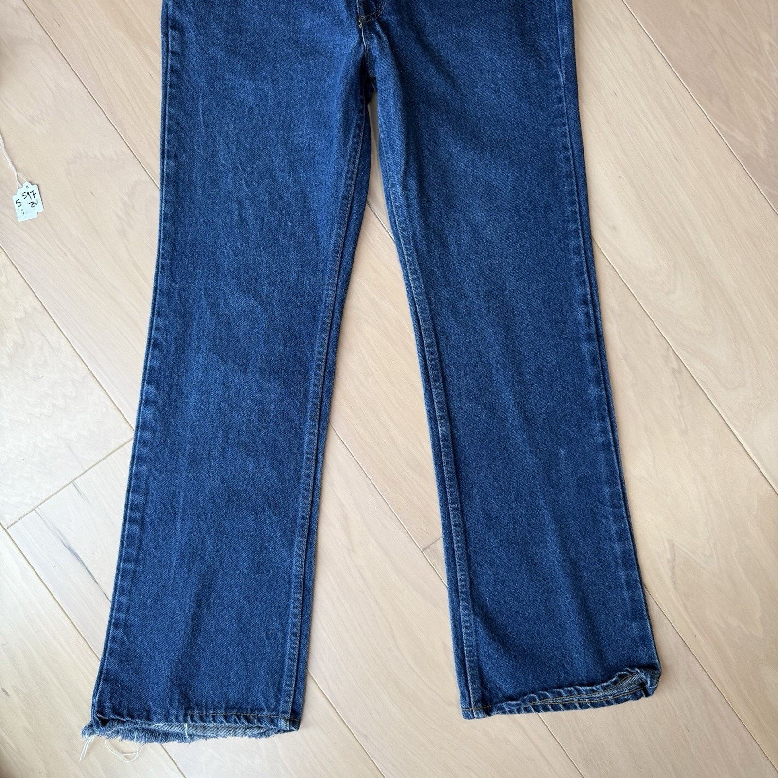 Levi's Vintage Levis 517 Jeans 29 Blue 80s Denim Made in USA Boot Size US 29 - 4 Thumbnail