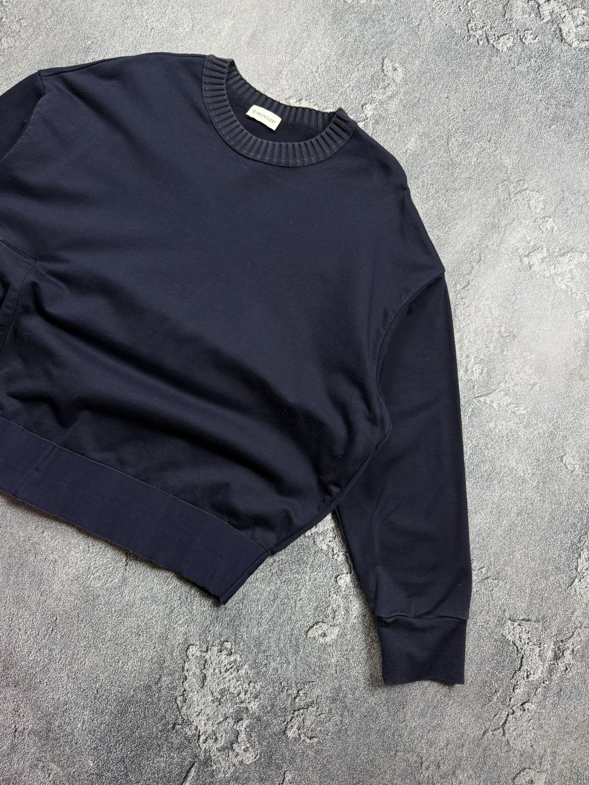 Moncler Moncler Maglia Girocollo Cotton Logo Oversize Sweatshirt Size M / US 6-8 / IT 42-44 - 3 Thumbnail