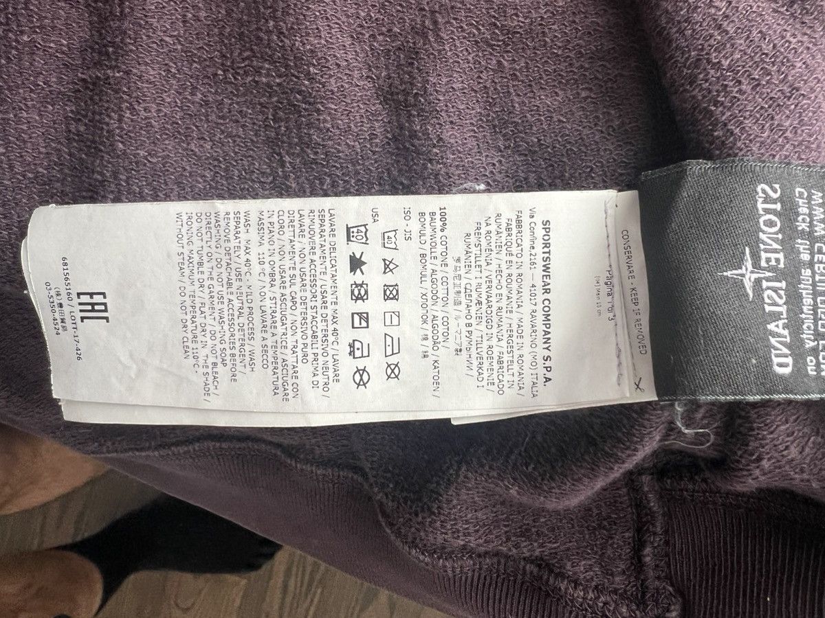 Stone Island Stone island Purple zip up sweater Size US XL / EU 56 / 4 - 6 Thumbnail