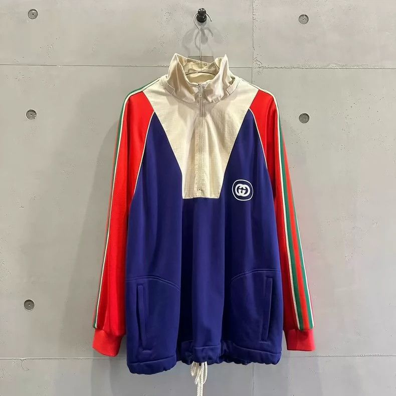 Gucci Gucci Classic color-blocked knitted hoodie jacket 2501-Next Size US L / EU 52-54 / 3 - 1 Thumbnail
