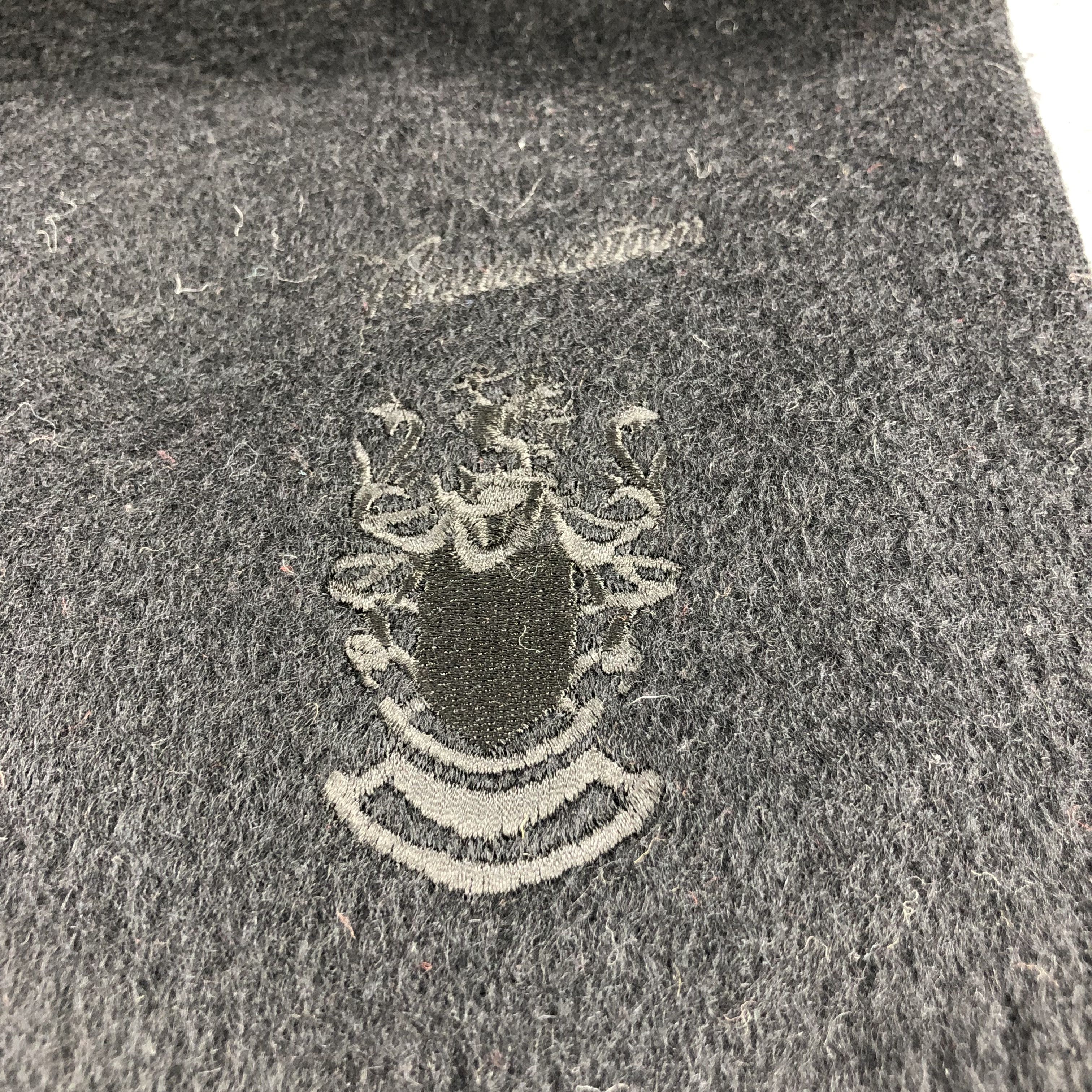 Aquascutum Aquascutum Black Cashmere Scarf Muffler V820 Size ONE SIZE - 4 Thumbnail