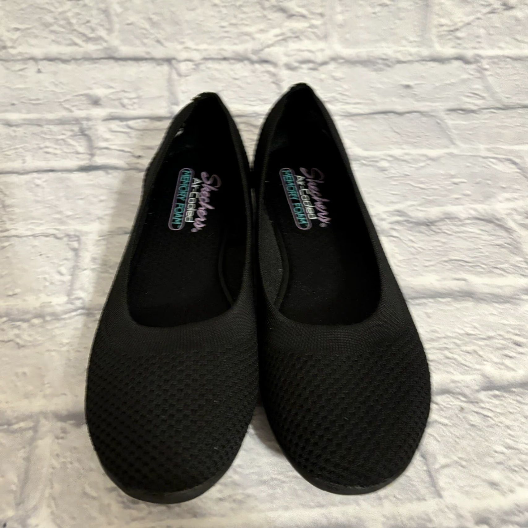 SKECHERS SKECHERS Cleo Flat Slip On Black 158198 Women's Size 9.5 Comfort Slipper Shoes Flats Shoes Walking Memory Foam Cushioning Breathable M Size US 10 / IT 40 - 7 Thumbnail