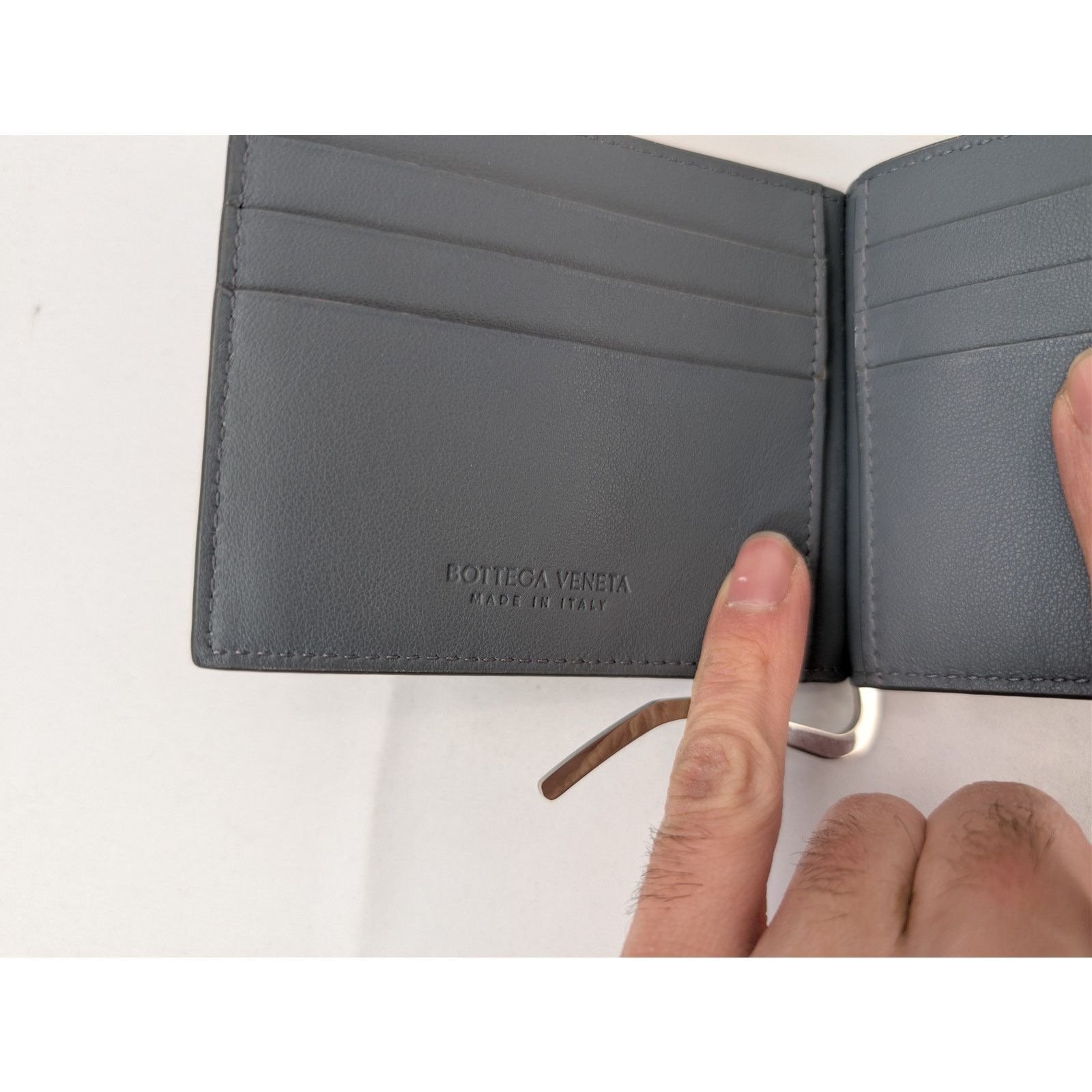 Bottega Veneta o1rshd1 Intrecciato debossed calfskin bi-fold wallet Size ONE SIZE - 5 Thumbnail