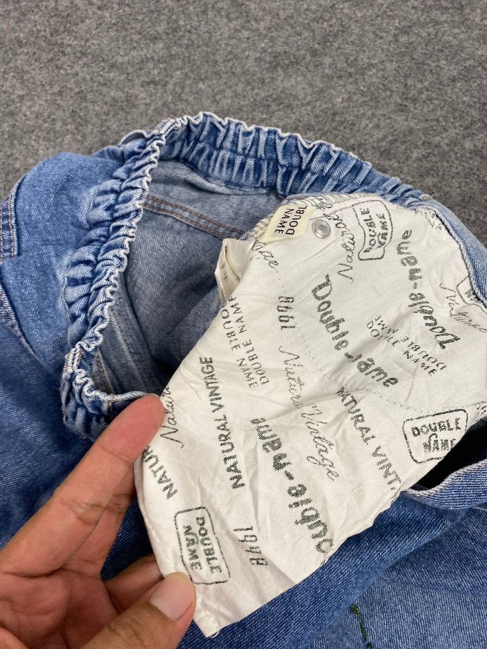 Japanese Brand double name distressed paint splatter highwaist denim Size US 30 / EU 46 - 12 Thumbnail