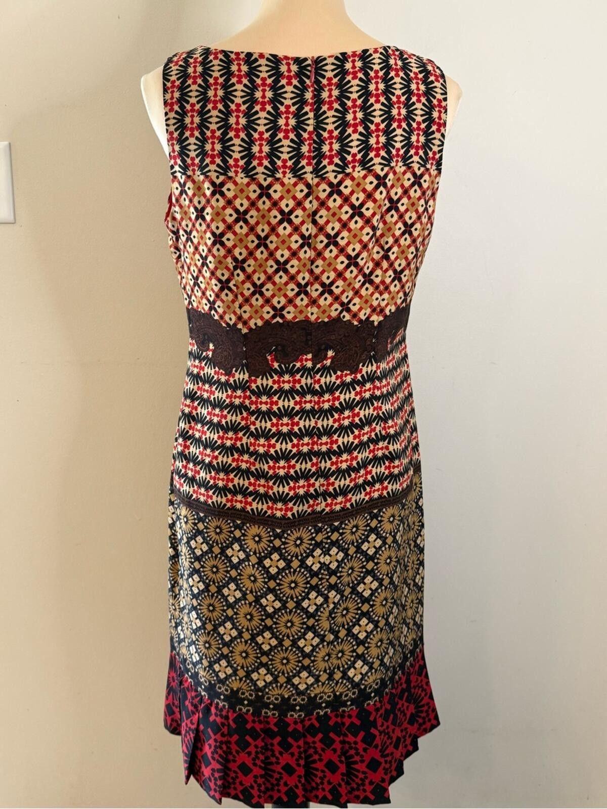 Other Danny & Nicole boho sleeveless midi dress neutral hues SZ 8P Size M / US 6-8 / IT 42-44 - 4 Thumbnail