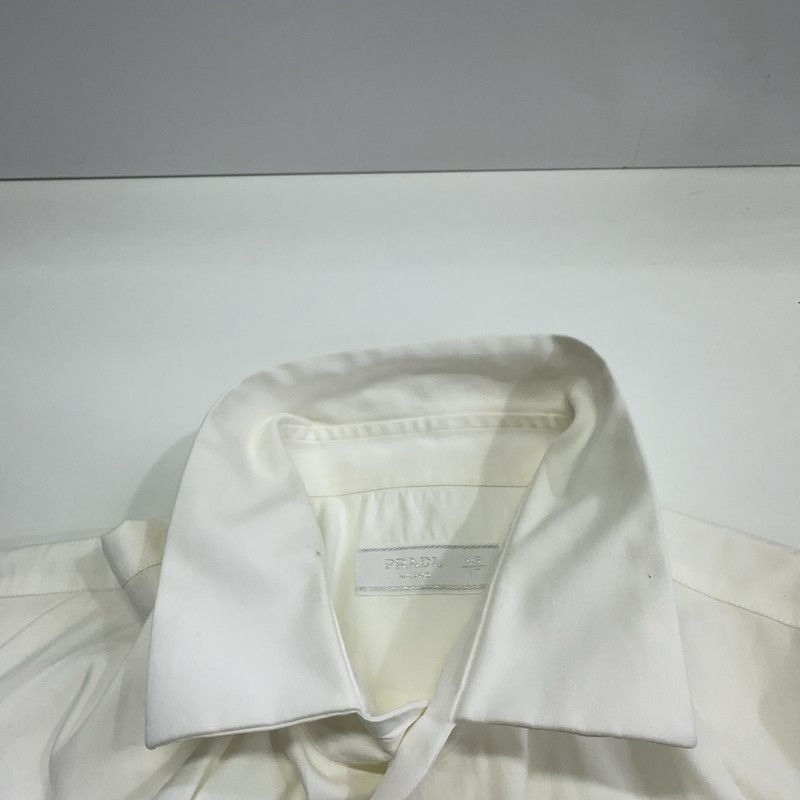 Prada Prada White Long Sleeve Pocket Shirt-2506 Size US S / EU 44-46 / 1 - 6 Thumbnail