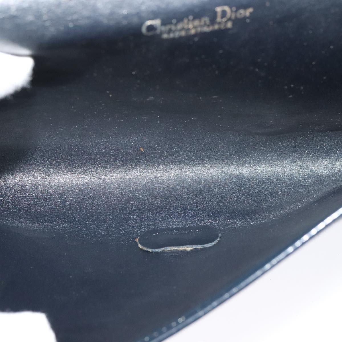 Dior DIOR Trotter Canvas Chain Shoulder Bag Navy Size ONE SIZE - 12 Thumbnail