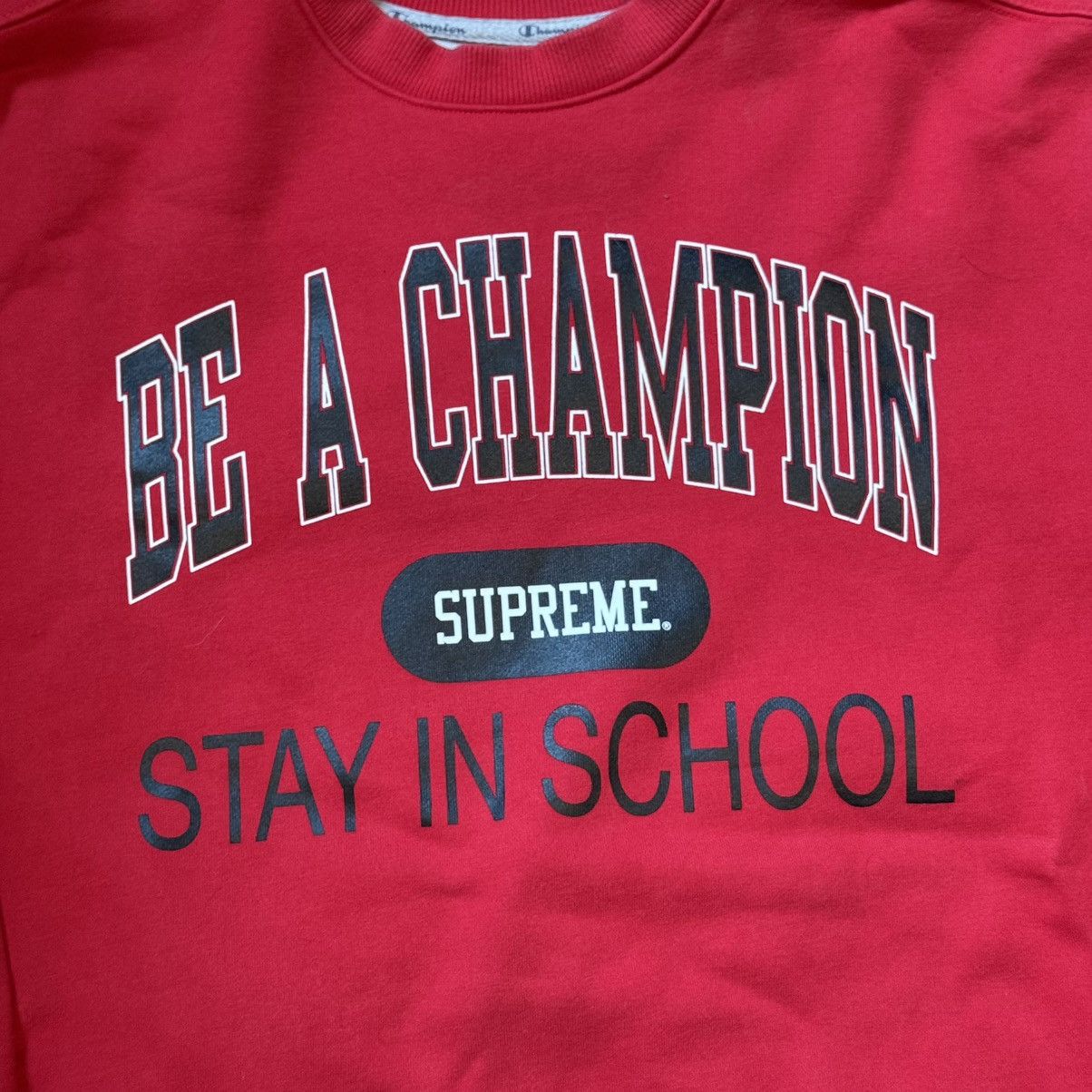 Champion × Supreme Supreme Be A Champion Sweatshirt Large Size US L / EU 52-54 / 3 - 5 Thumbnail