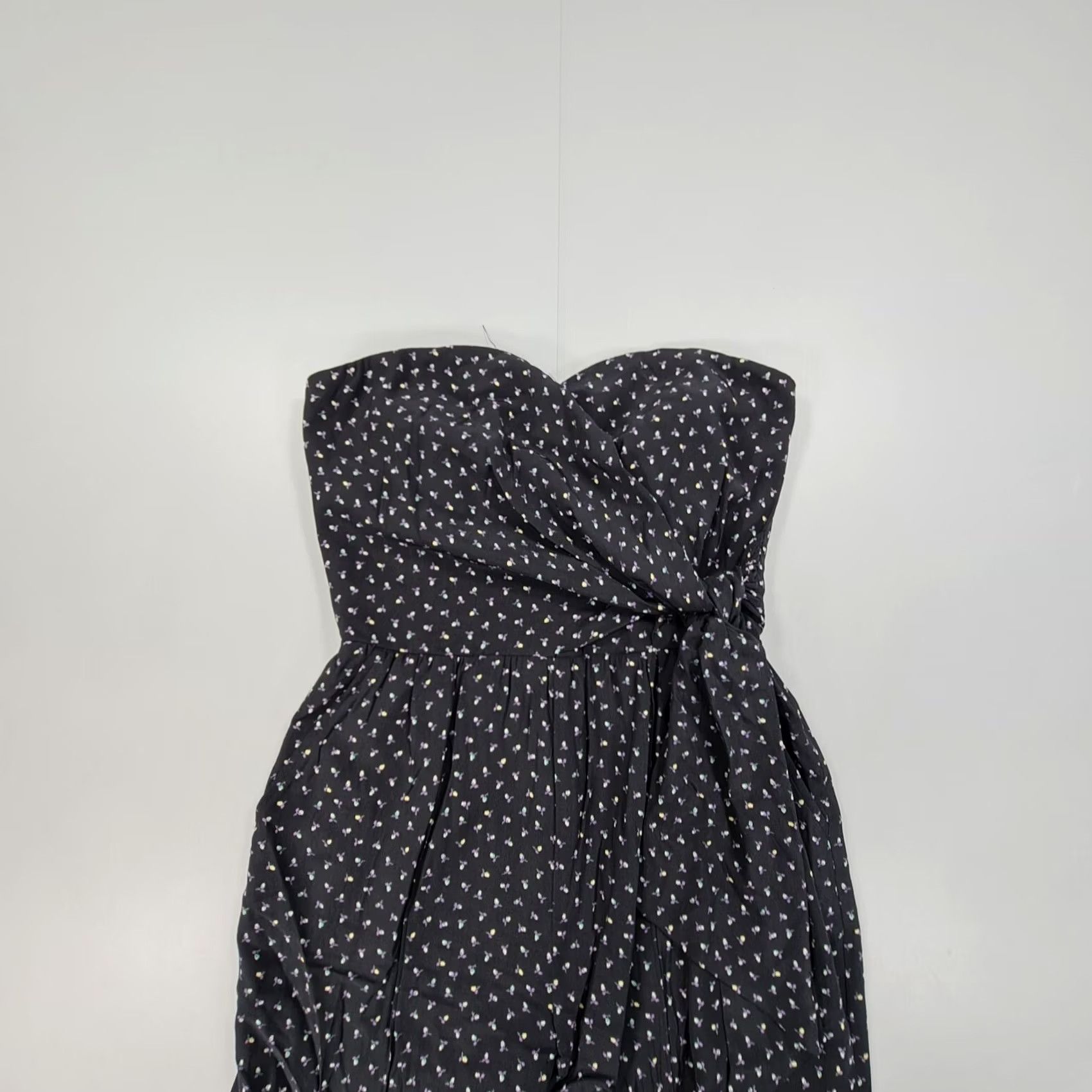Juicy Couture Juicy Couture Womens Jumpsuit Silk Black 6 UK Sleeveless Floral Zip Regular One-Piece Womens Size 28" / US 6 / IT 42 - 2 Thumbnail