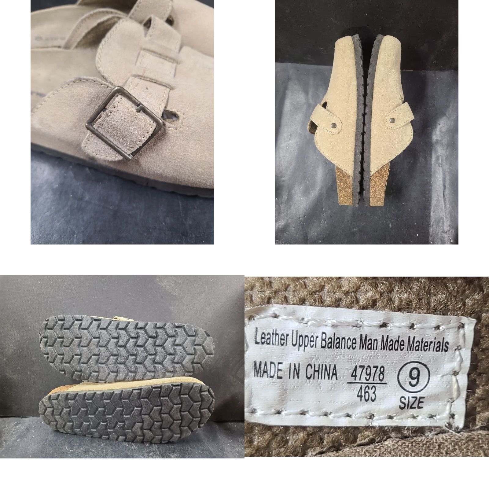 Airwalk Airwalk Sandals Womens 9 Brown Faux Suede Slip-On Buckle Flats Clogs Mules Size US 9 / IT 39 - 8 Thumbnail