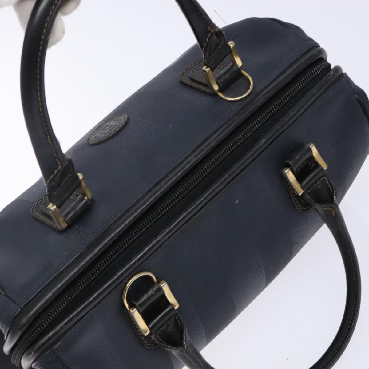 Fendi FENDI Pecan Canvas Hand Bag Navy Gold Size ONE SIZE - 6 Thumbnail
