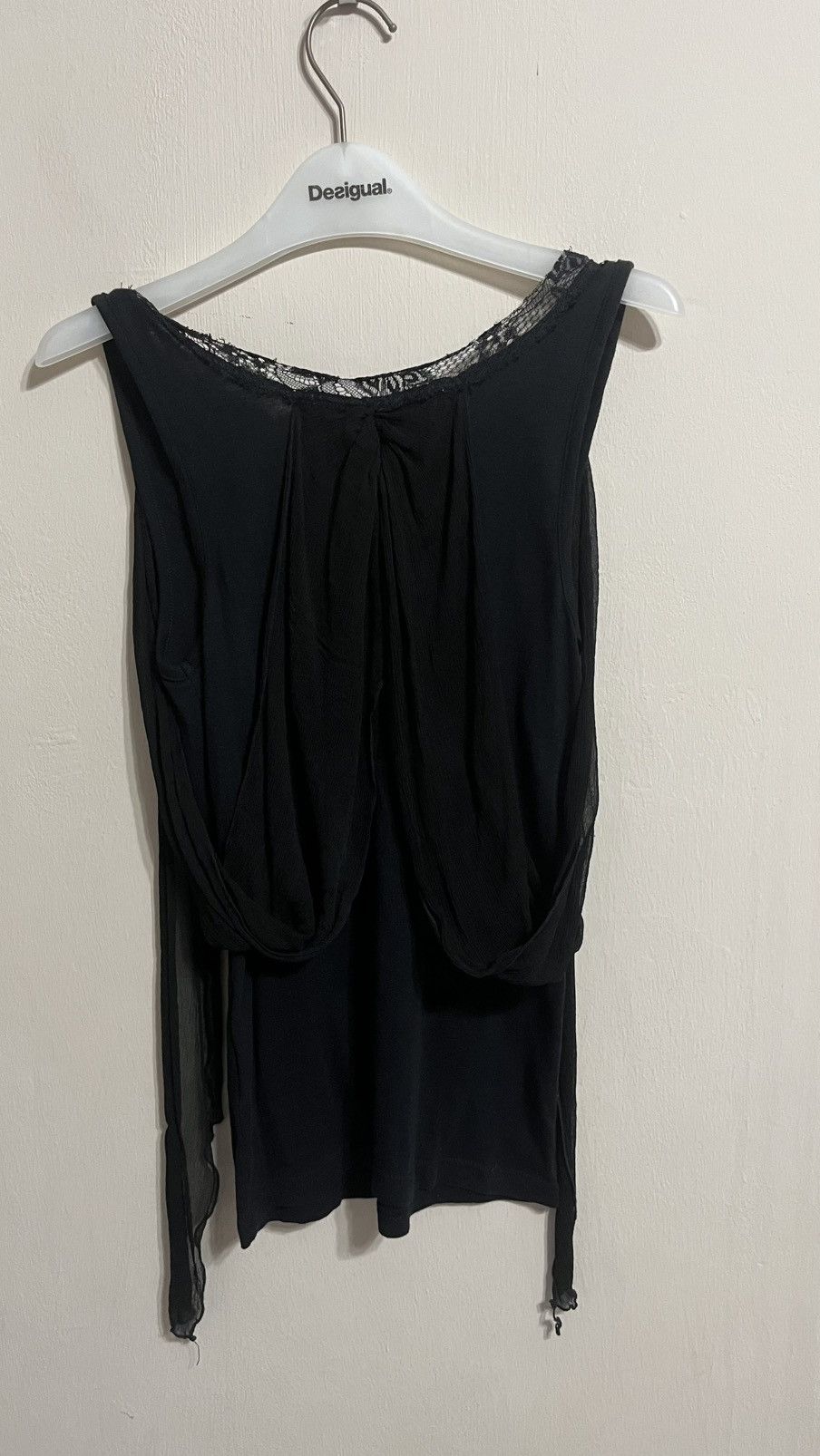gomme Vintage Gomme Yohji Yamamoto Tank top with silk wings Size S / US 4 / IT 40 - 8 Thumbnail