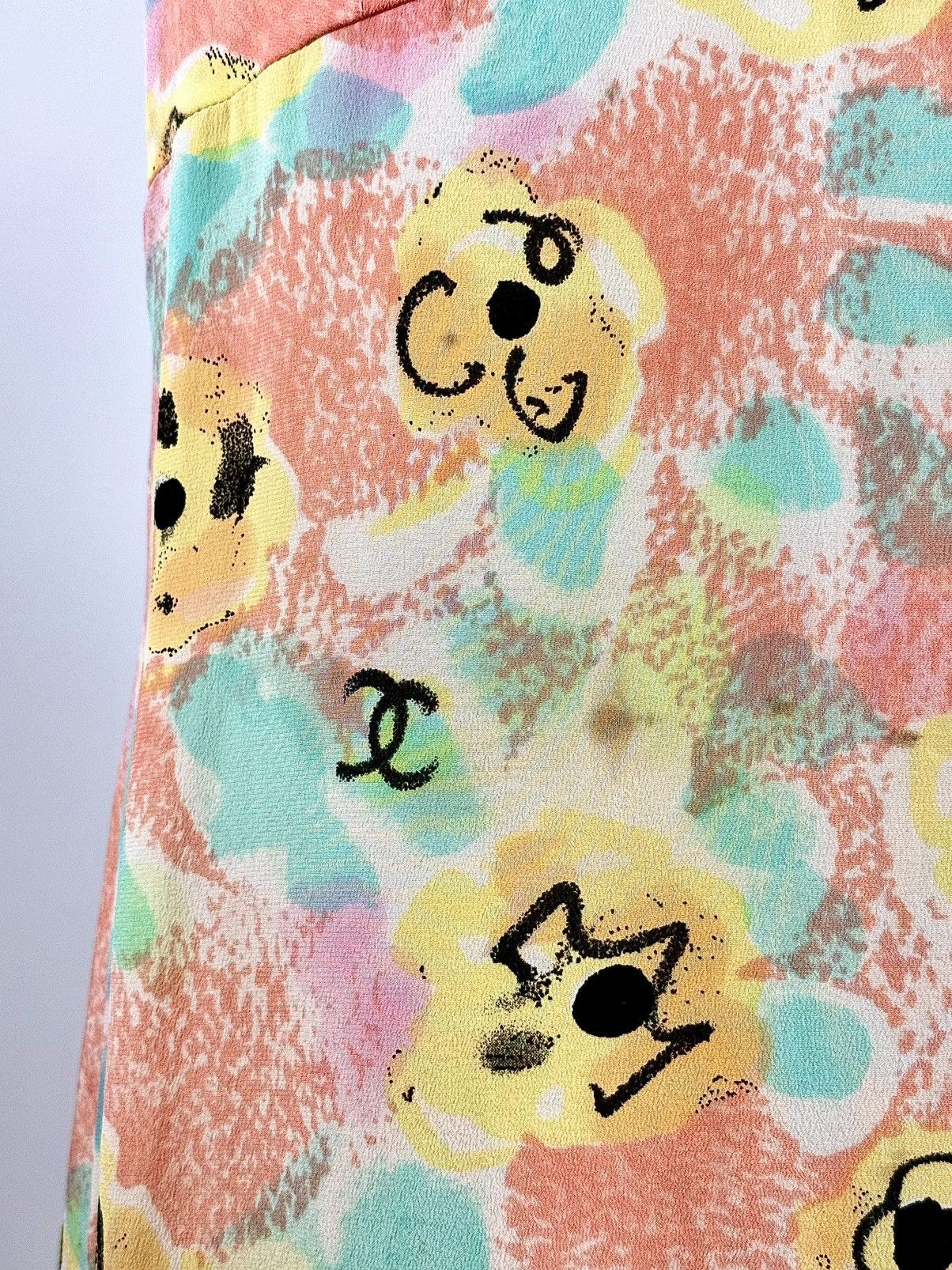Chanel Chanel - Karl Lagerfeld - SS/97 - Floral - Silk - Slip Dress Size S / US 4 / IT 40 - 12 Thumbnail