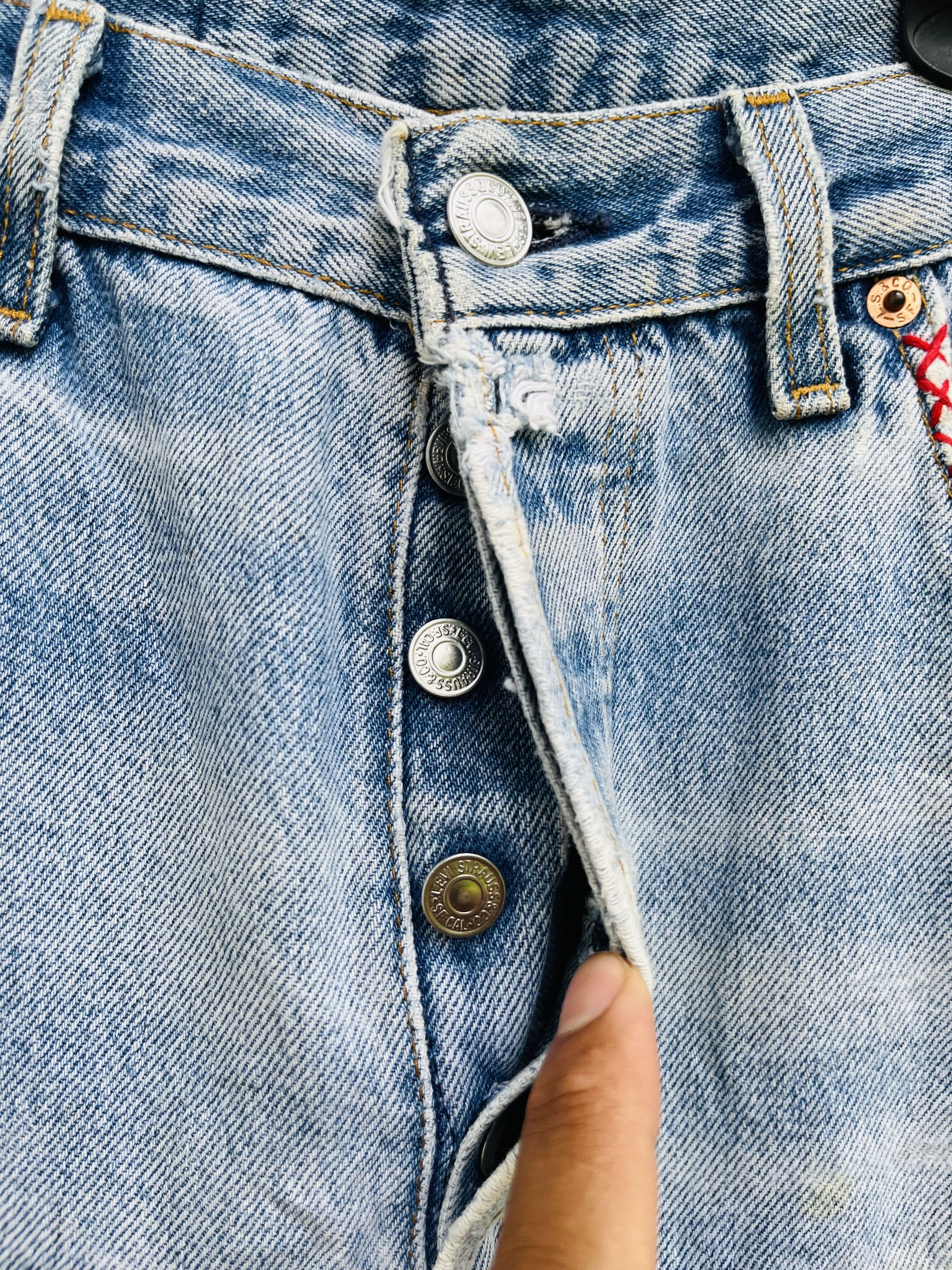 Japanese Brand × Levi's Vintage Clothing Vintage Levis Distressed Japanese Designer Style Size US 30 / EU 46 - 5 Thumbnail