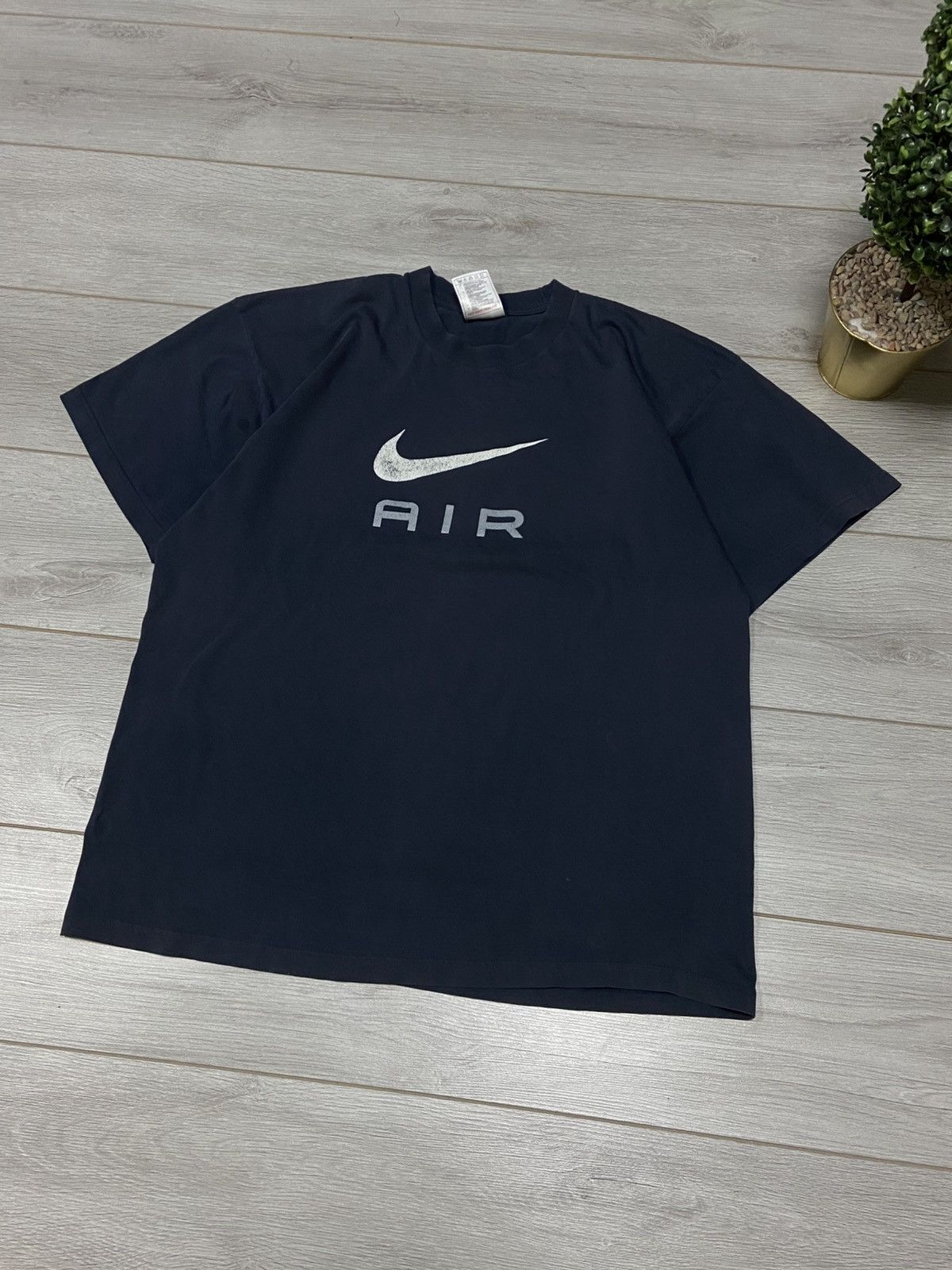 Nike Nike air 1990 vintage big swoosh logo t-shirt Size US XL / EU 56 / 4 - 2 Thumbnail