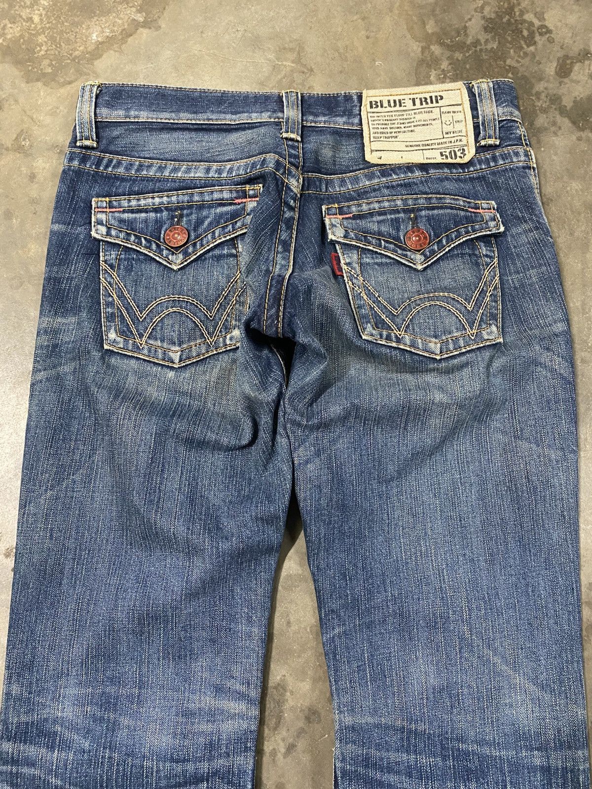 Edwin × Japanese Brand × Jean Flare Jeans Japan Edwin 503 BT5511 Flared @211 Size US 29 - 2 Thumbnail