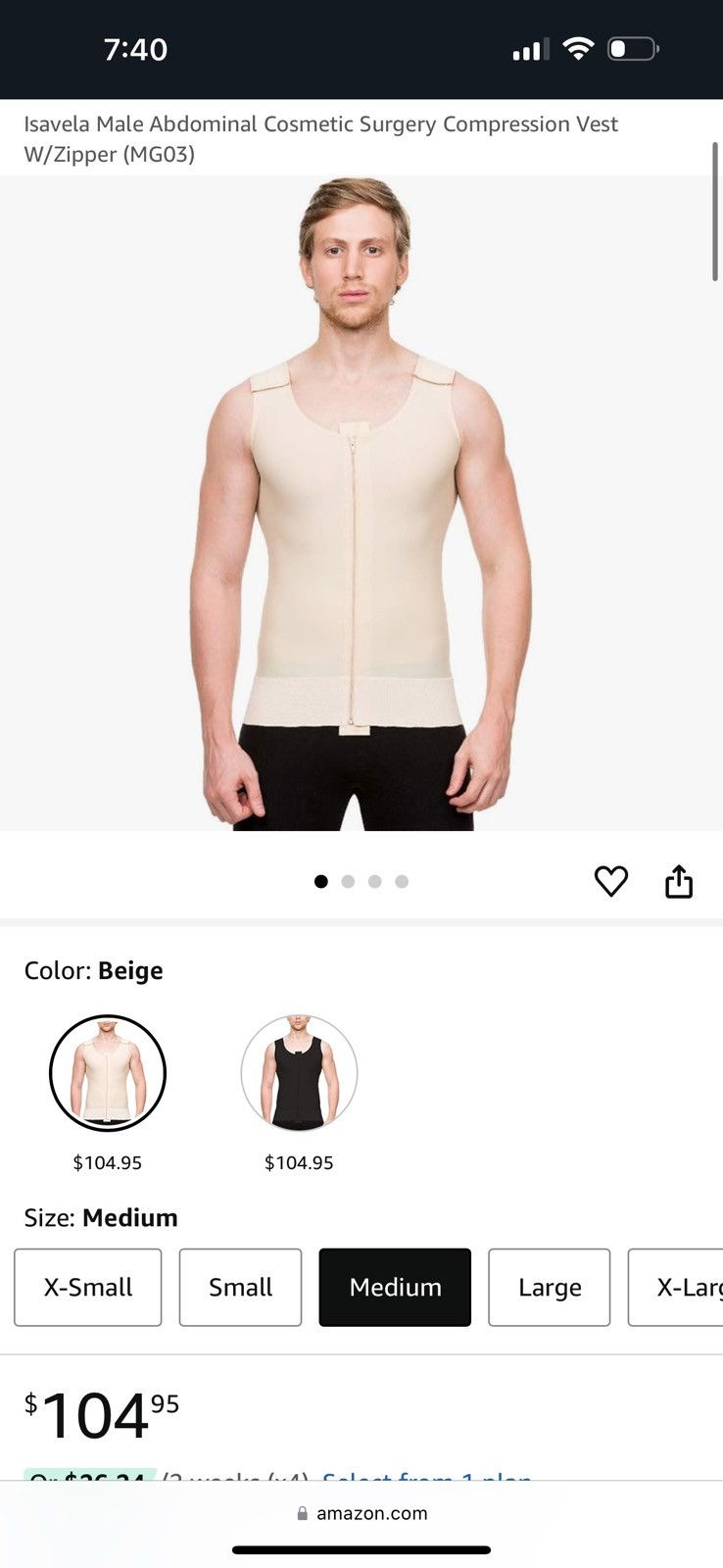 Other Isavella Mens shapewear Size US M / EU 48-50 / 2 - 1 Thumbnail