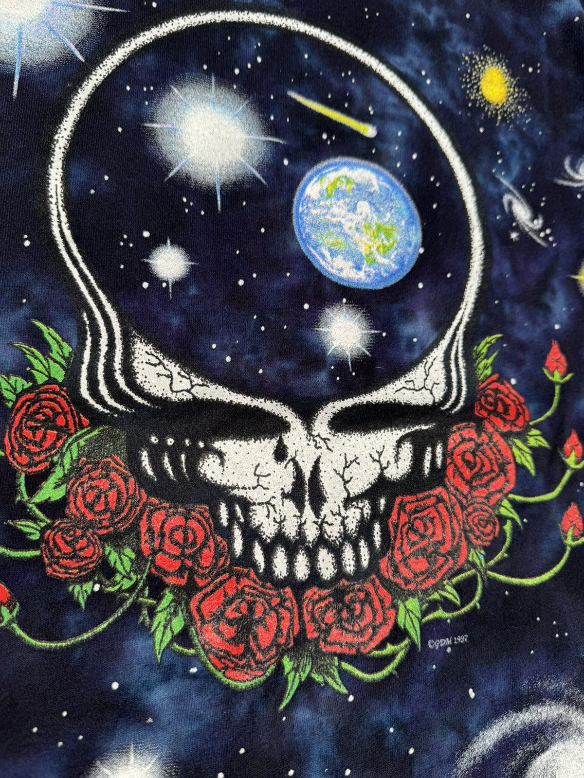 Band Tees × Grateful Dead × Vintage 1997 Grateful Dead Space Your Face Vintage Rock Band T-Shirt Size US L / EU 52-54 / 3 - 7 Thumbnail