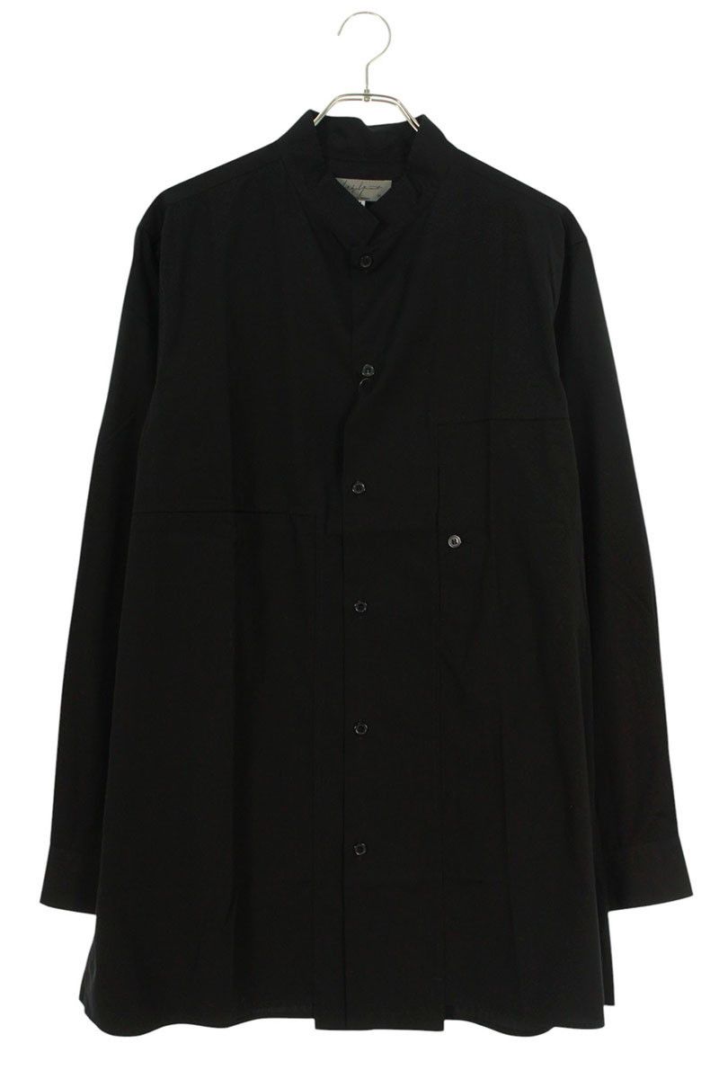 Yohji Yamamoto Yohji Yamamoto POUR HOMME // Stand collar long sleeve shirt Size US XL / EU 56 / 4 - 1 Thumbnail