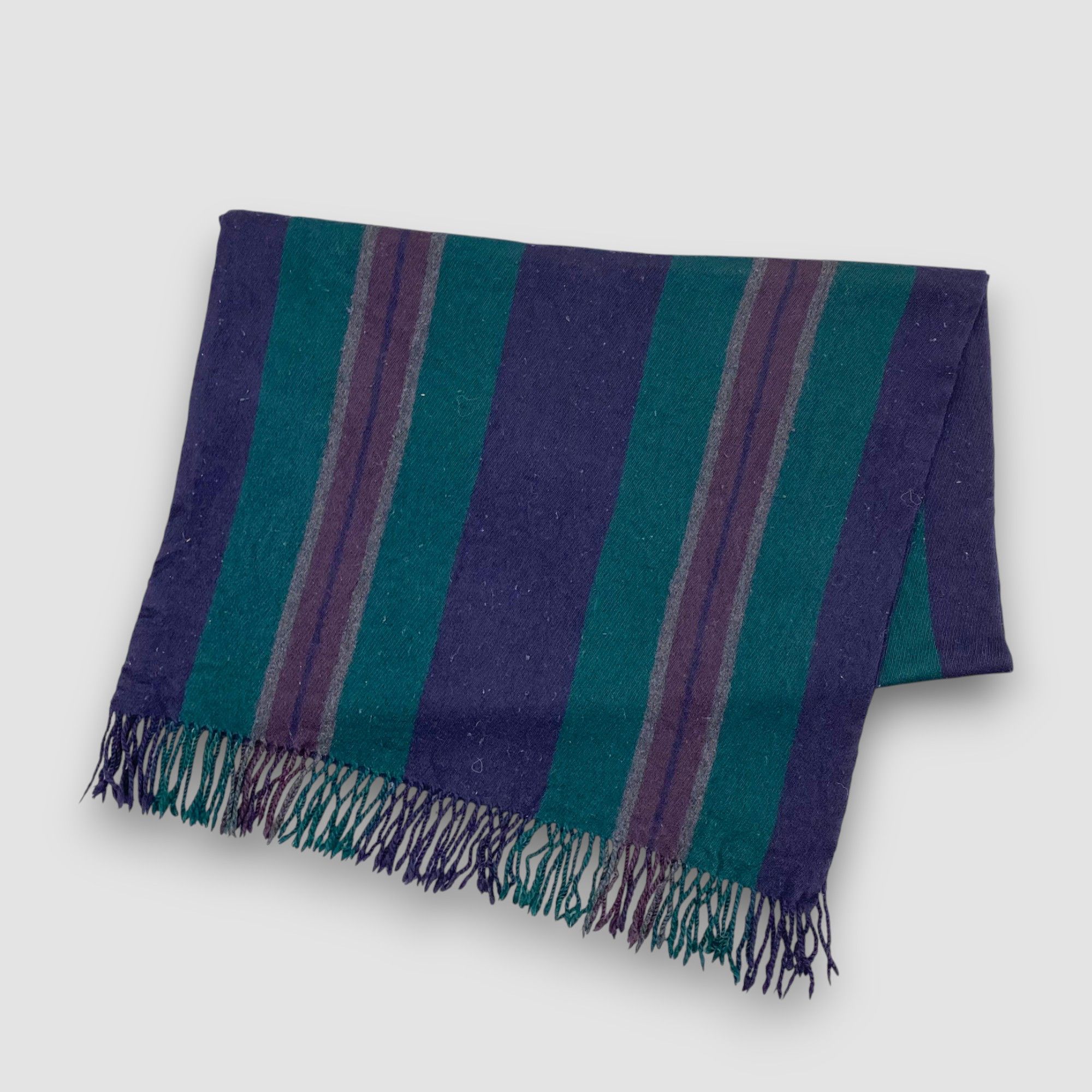 Zucca Vintage Zucca Scarf Muffler Wool Wraps Babuskha Scarves Size ONE SIZE - 3 Thumbnail
