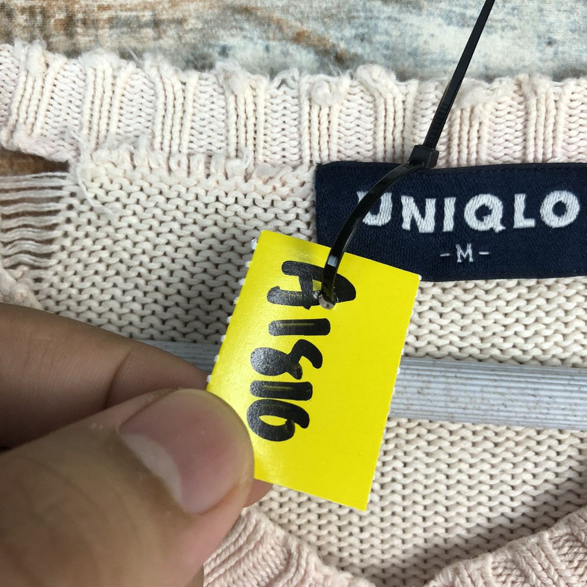 Homespun Knitwear × Japanese Brand Uniqlo vintage Pink Knitwear sweatshirt #A1810 Size US M / EU 48-50 / 2 - 10 Thumbnail