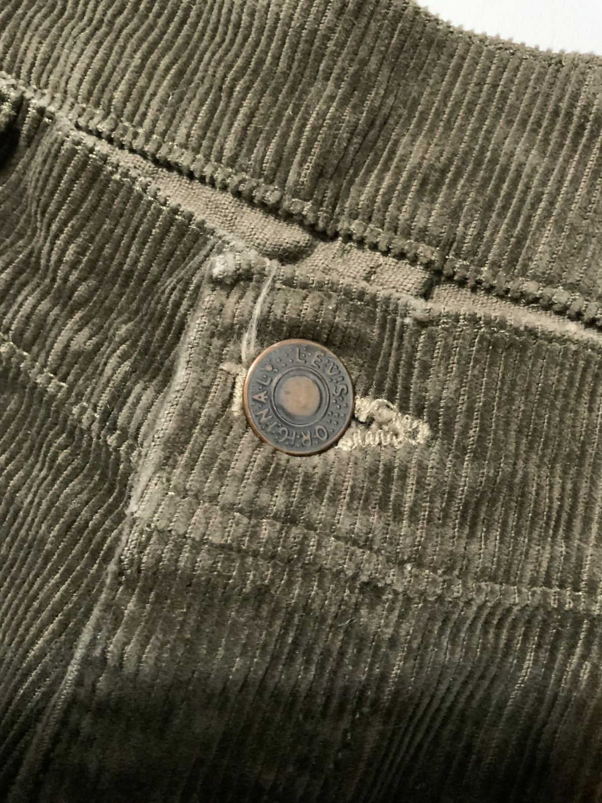 Levi's × Vintage Vintage 80s 90s Levis Corduroy Brown Cords YKK Zip Fit Pants Size US 34 / EU 50 - 5 Thumbnail