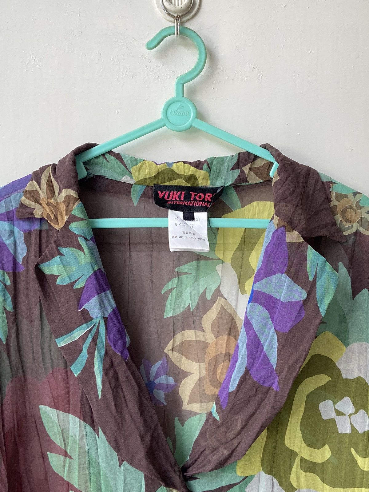 Issey Miyake × Yoshiyuki Konishi YUKI TORII Flower Motive Blazer/Shirt Size S / US 4 / IT 40 - 13 Thumbnail