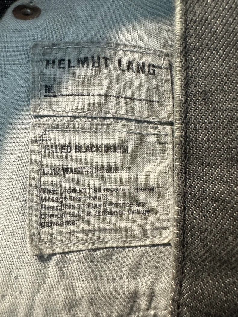 Helmut Lang HELMUT LANG Faded black destroys low-cut jeans Size US 31 - 9 Thumbnail