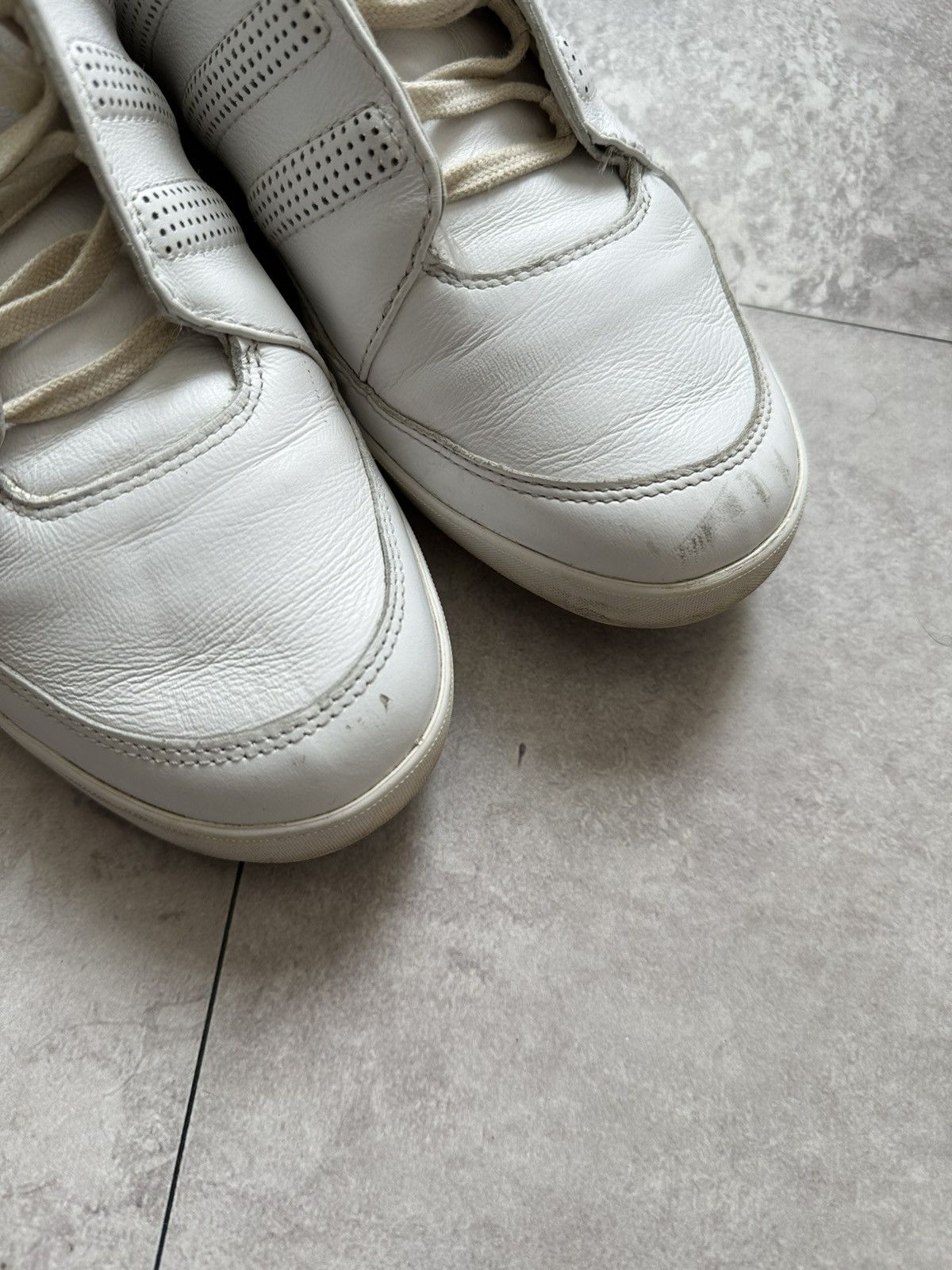 Adidas × Y-3 × Yohji Yamamoto Y-3 Adidas Yohji Yamamoto Leather Trainers Sneakers Shoes Size US 6.5 / IT 36.5 - 9 Thumbnail